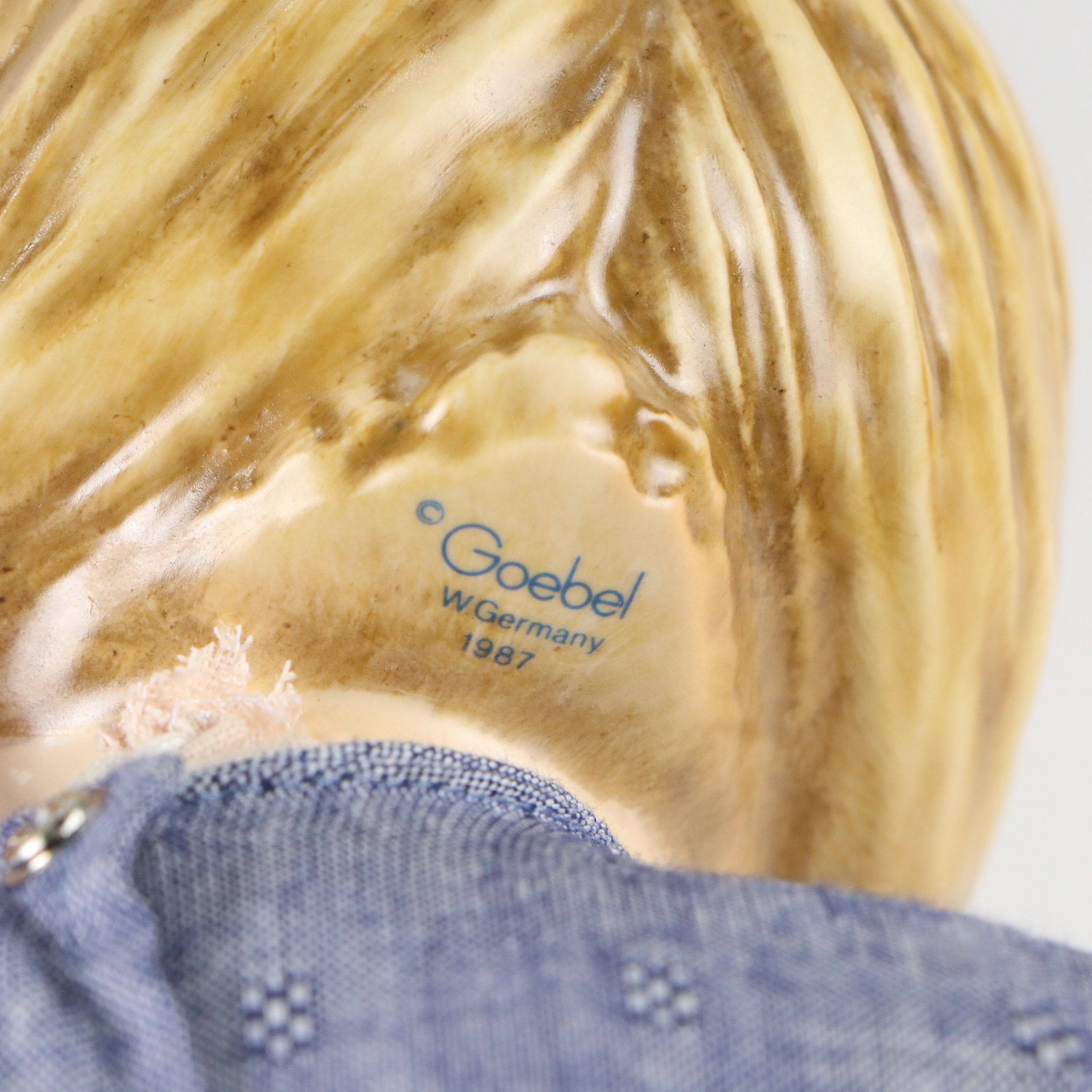 Goebel "Umbrella Girl" Doll with Copper Lantern Light and Other Home Décor