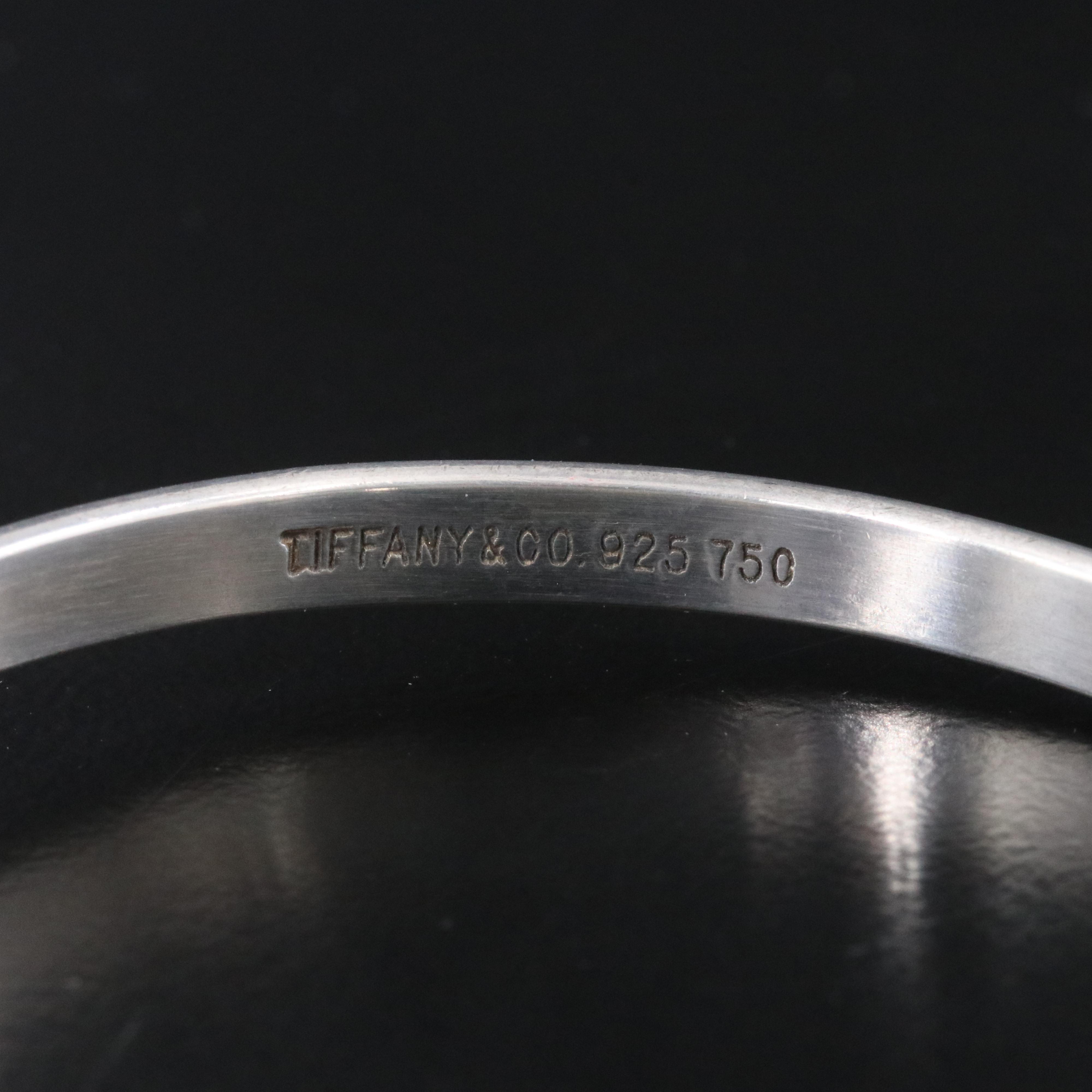 Tiffany & Co. Sterling Hook Bracelet with 18K Accents