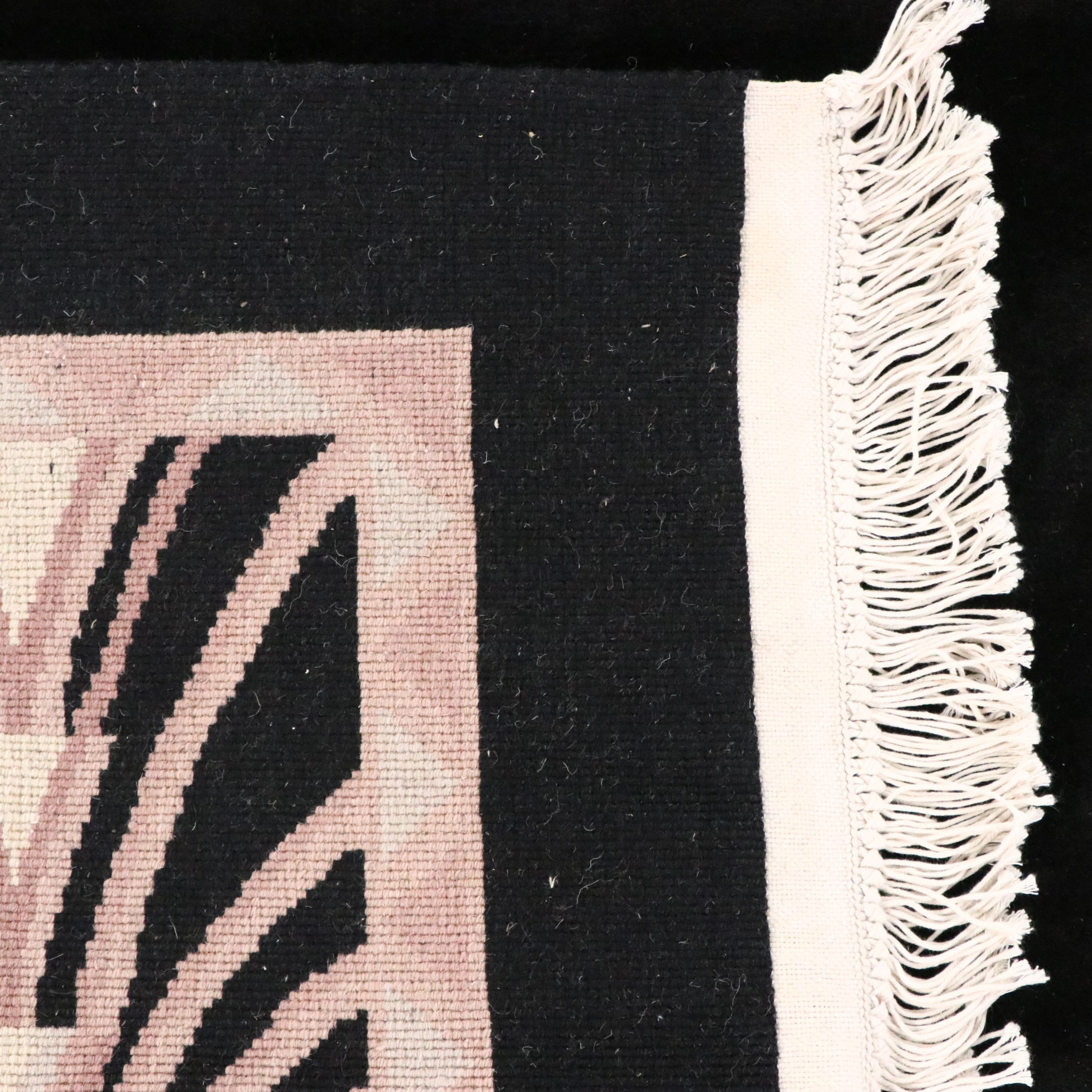 7'7 x 10'2 Hand-Knotted Chinese Contemporary Art Deco Area Rug