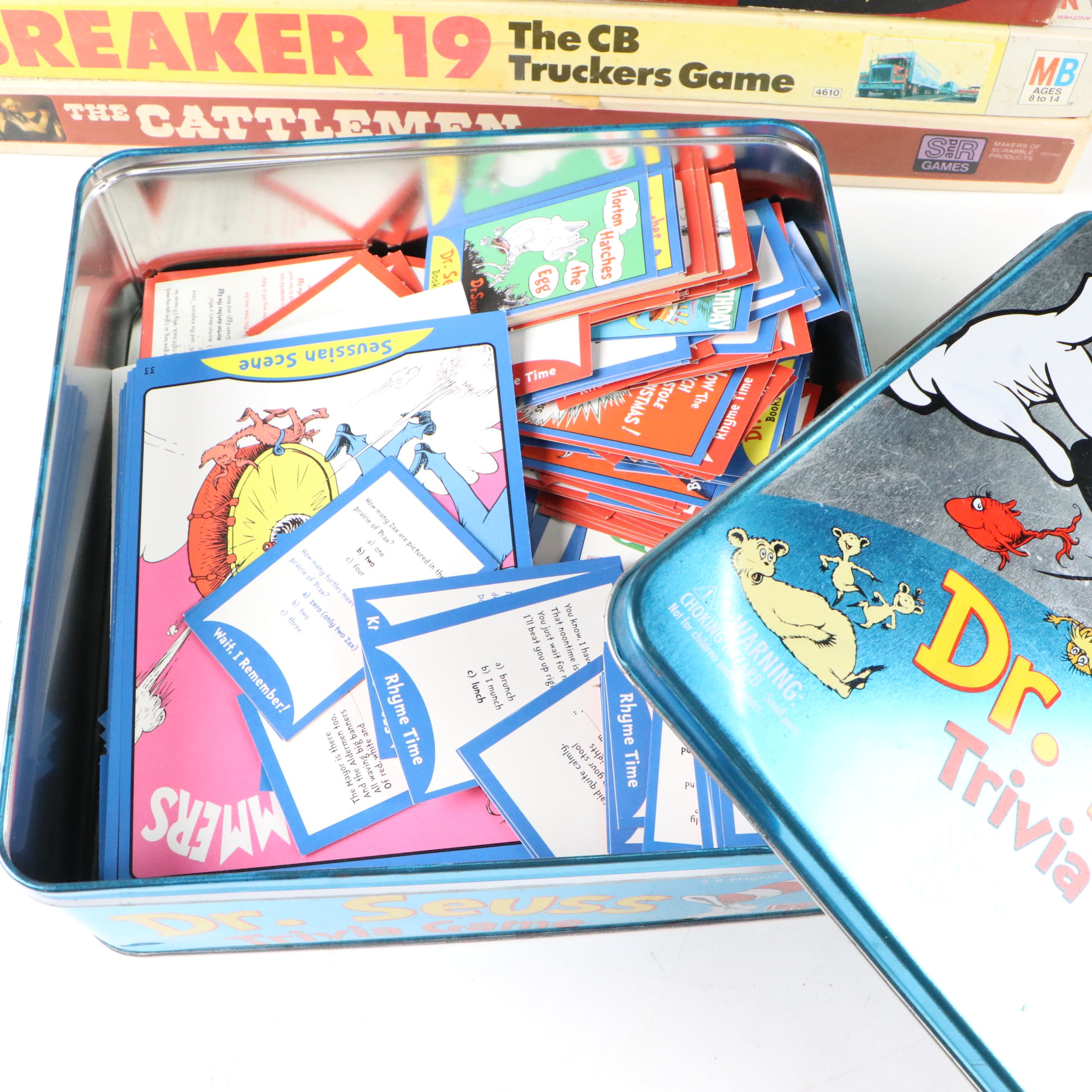 "LIFE: Star Wars Edition", "Dr. Seuss Trivia Game," & More Board Games, Vintage