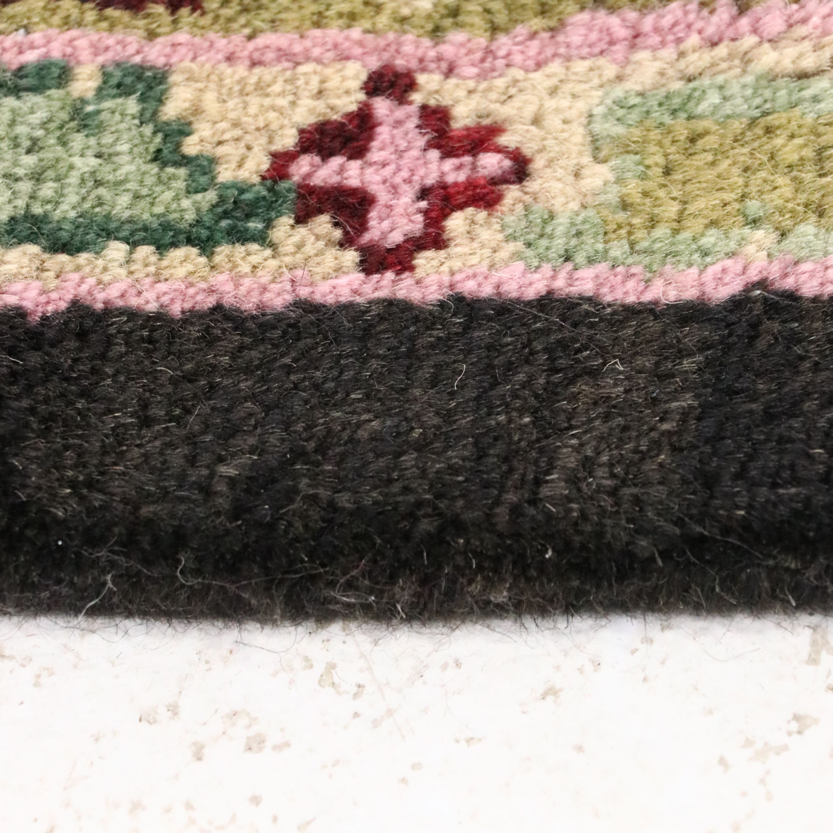 8'8 x 11'11 Hand-Knotted Indian Agra Area Rug