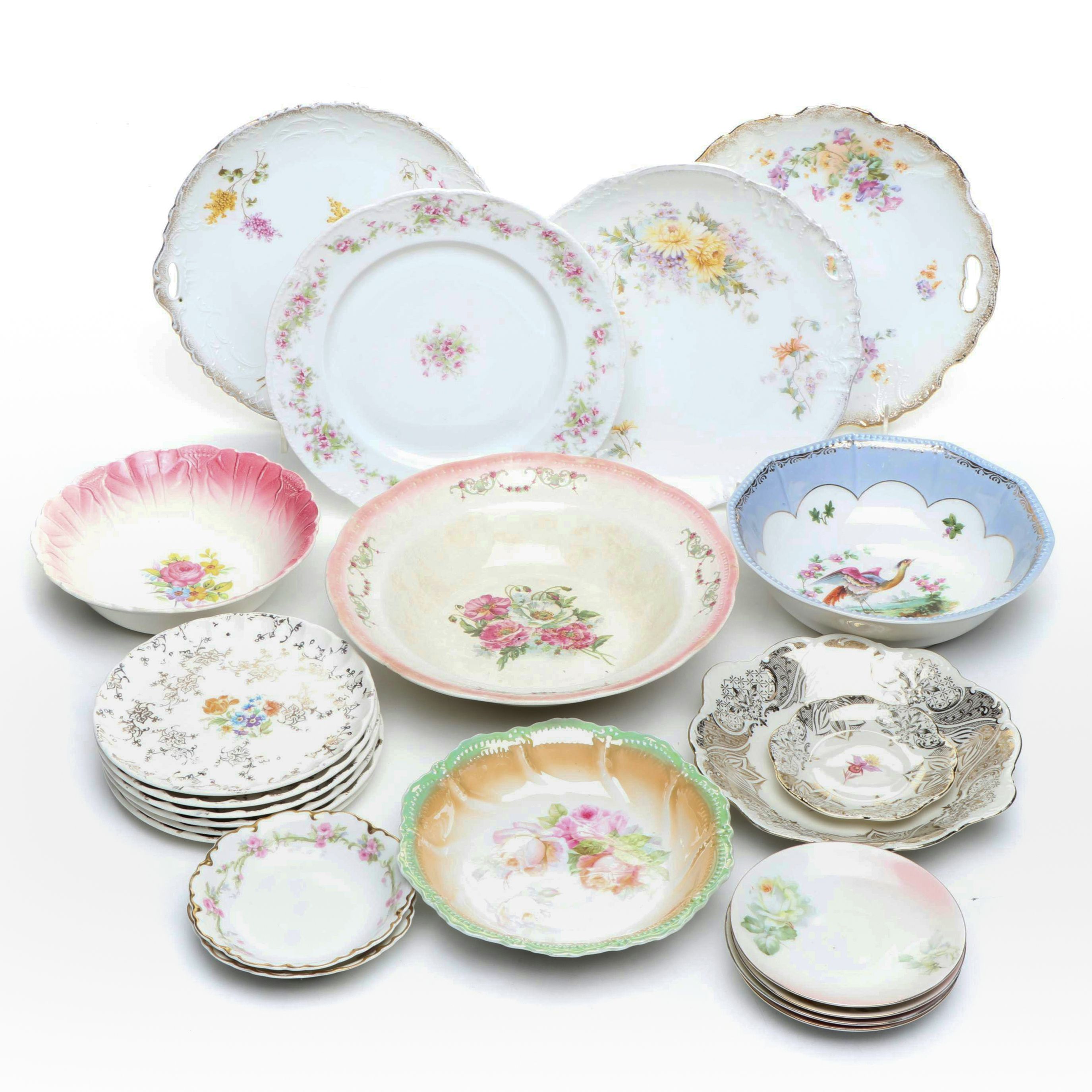 German with Other Porcelain Plates and Bowls