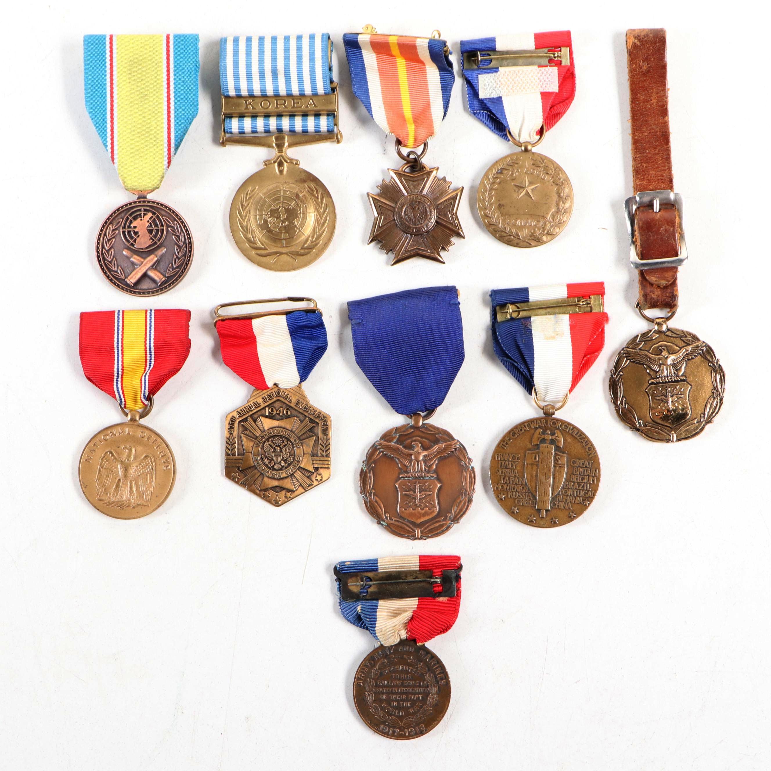 United Nations Korean Defense, Good Conduct and More Military Medals
