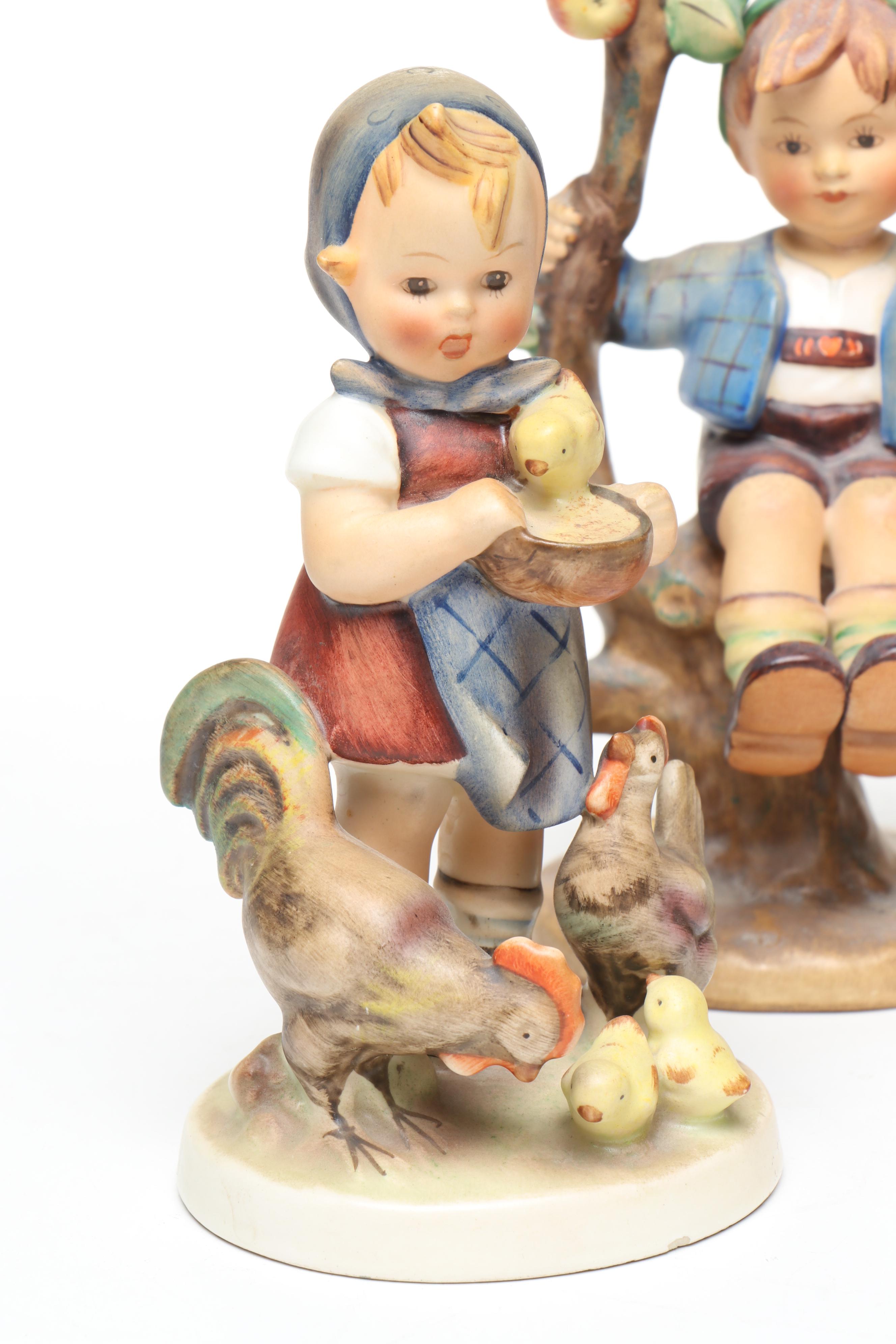 Goebel "Apple Tree Boy," "Farm Boy," and More Porcelain Hummel Figurines
