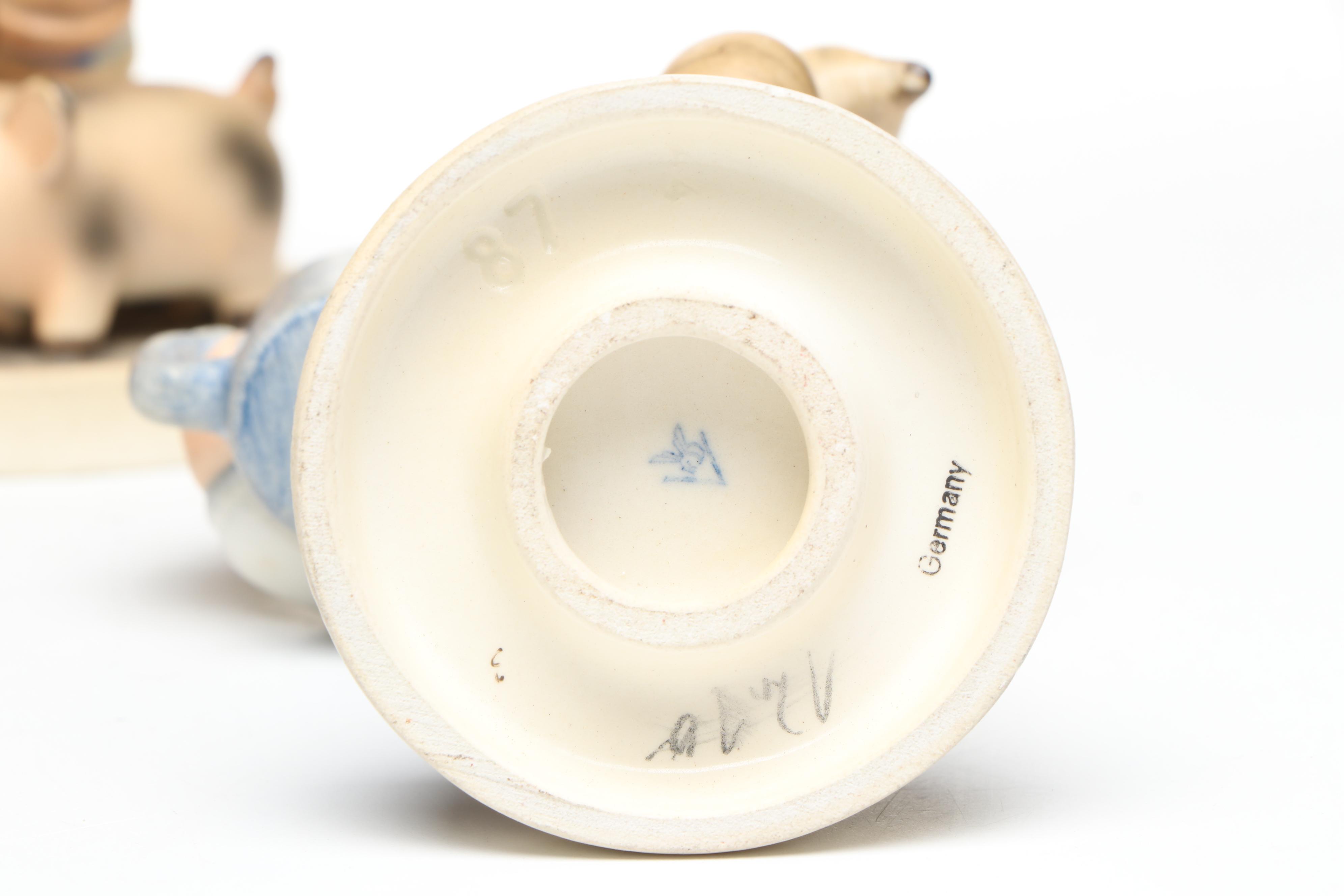 Goebel "Apple Tree Boy," "Farm Boy," and More Porcelain Hummel Figurines