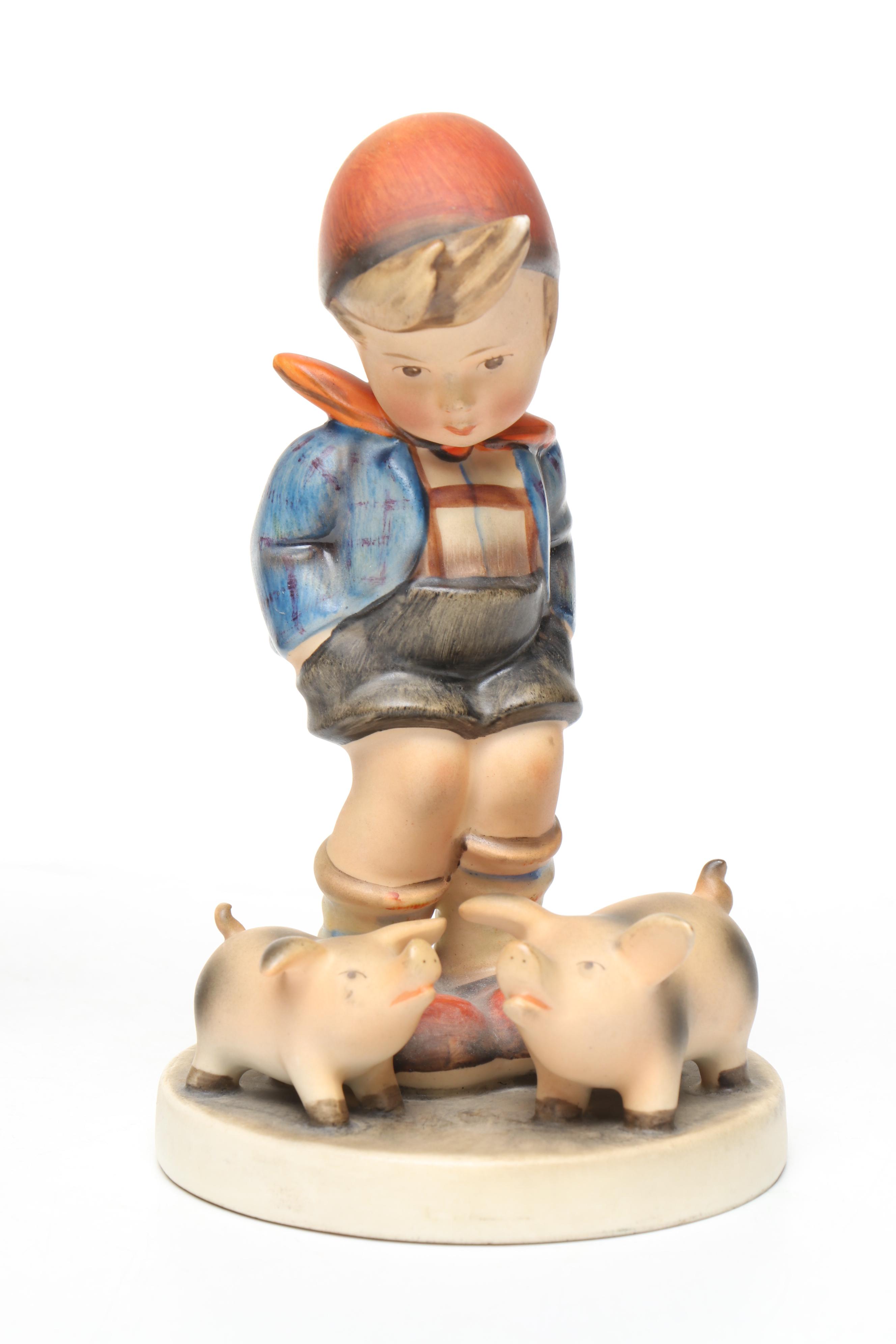 Goebel "Apple Tree Boy," "Farm Boy," and More Porcelain Hummel Figurines