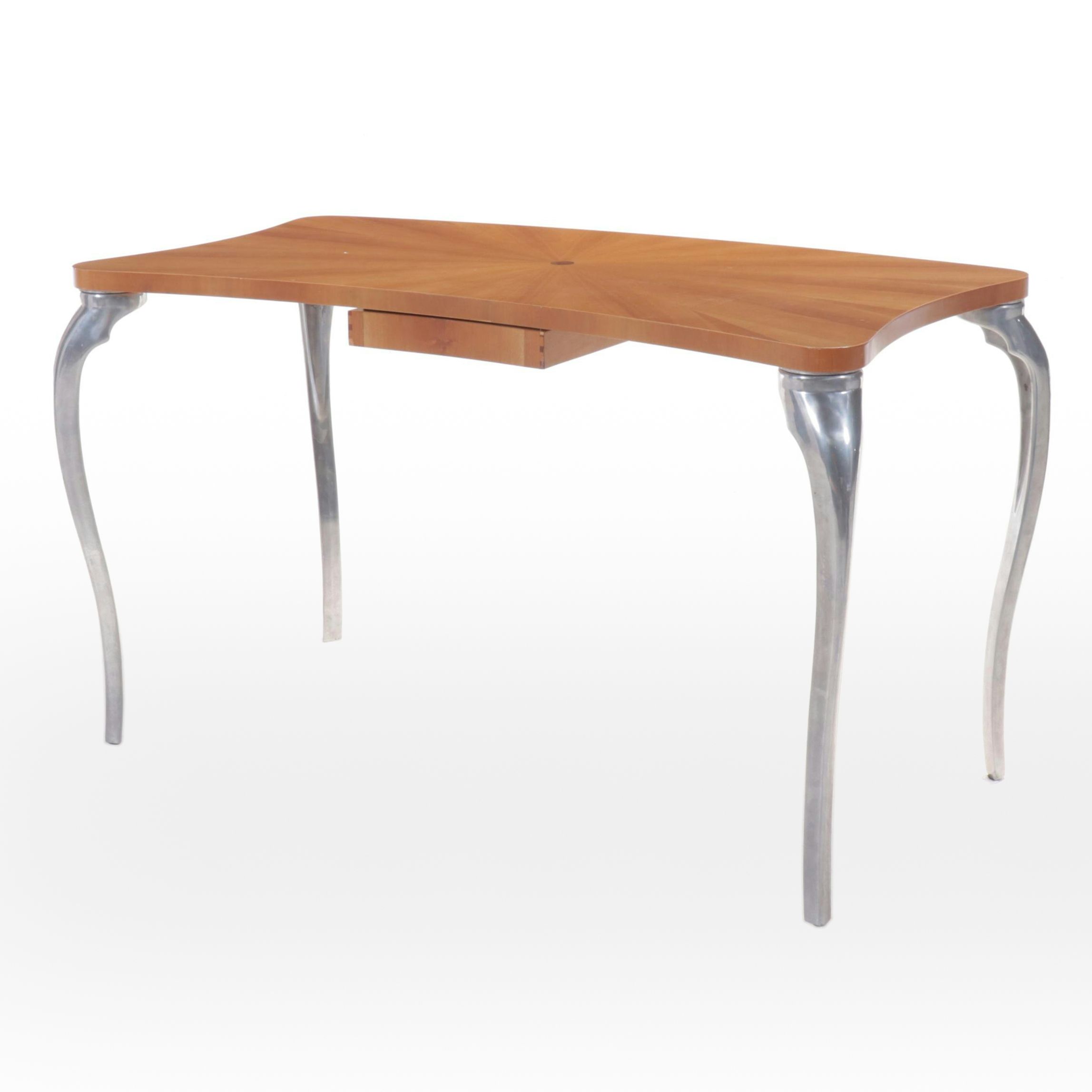 Stickley Modern Maple and Metal Desk