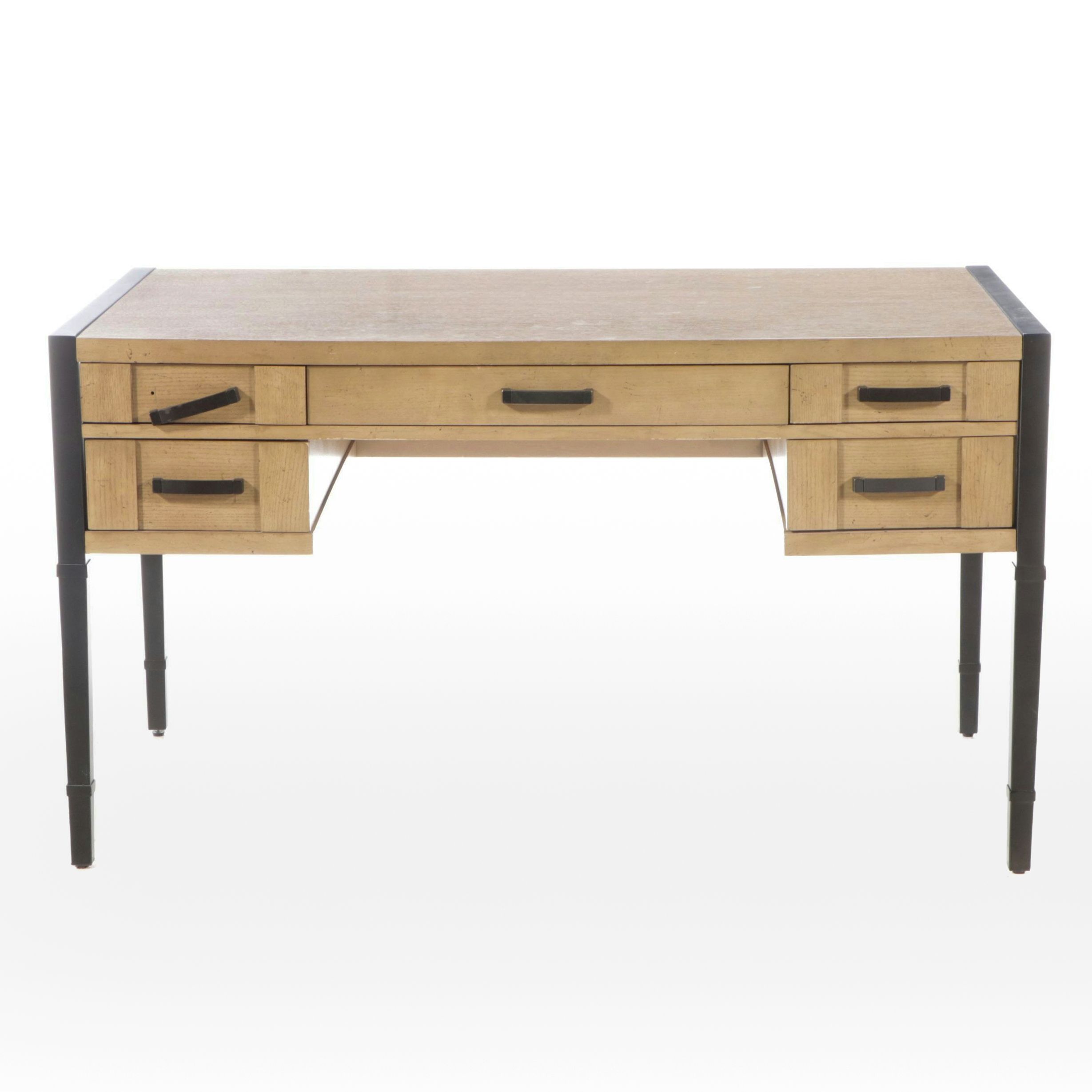 Loft 102 Modern Metal and Wood Desk