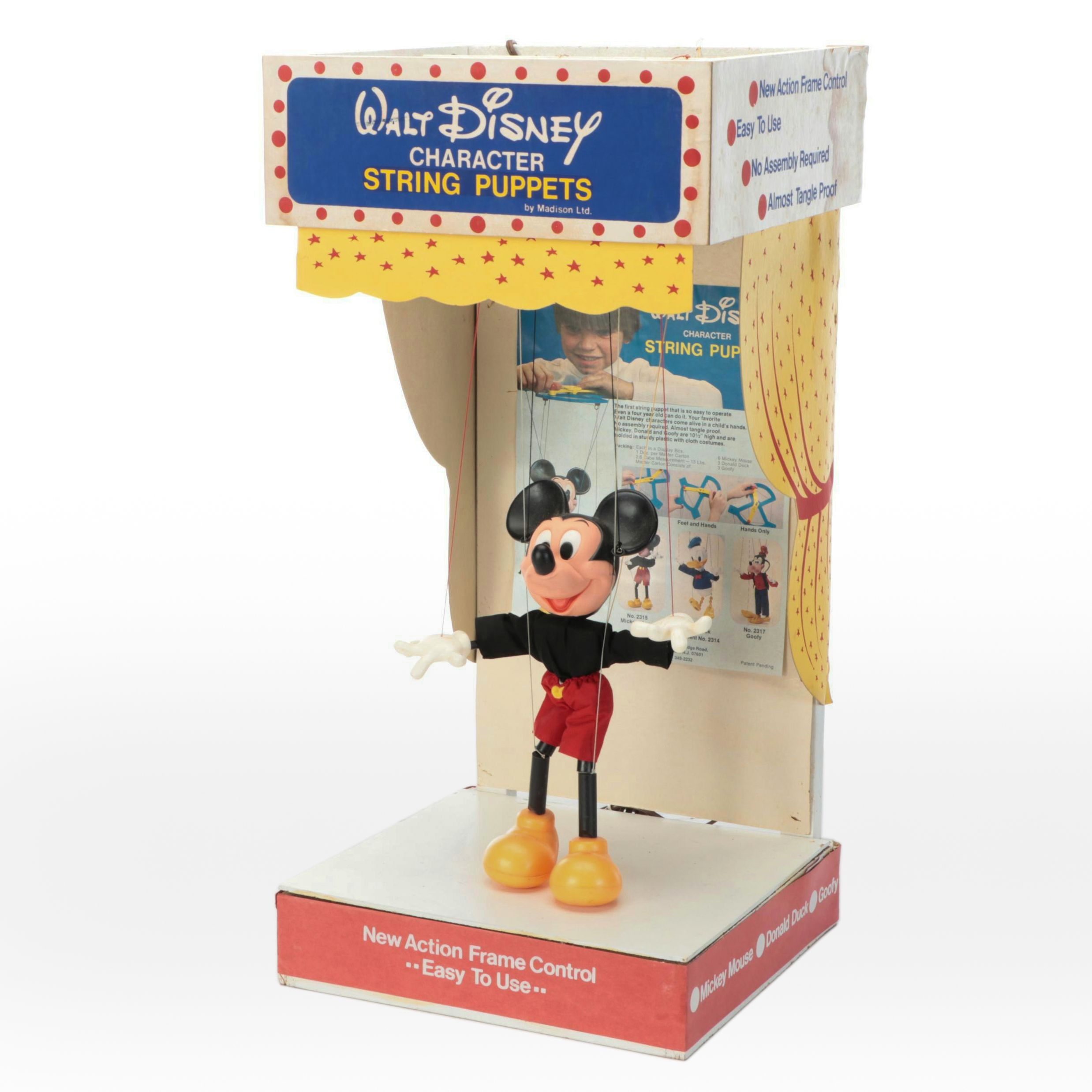 Madison Mickey Mouse Walt Disney Character String Puppet