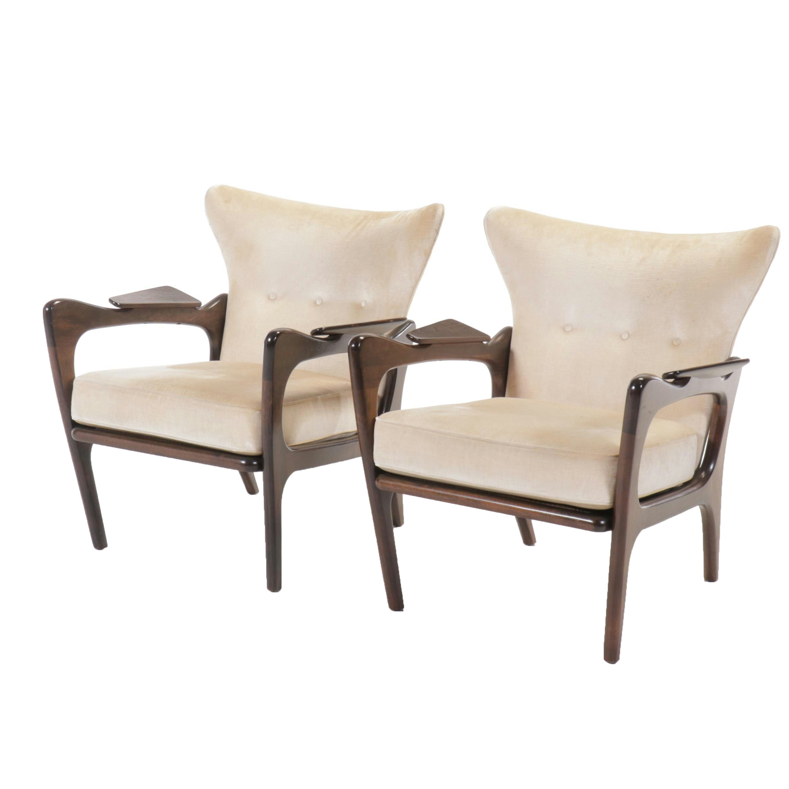Pair of Adrian Pearsall Lounge Chairs for Craft Associates, Circa 1960s