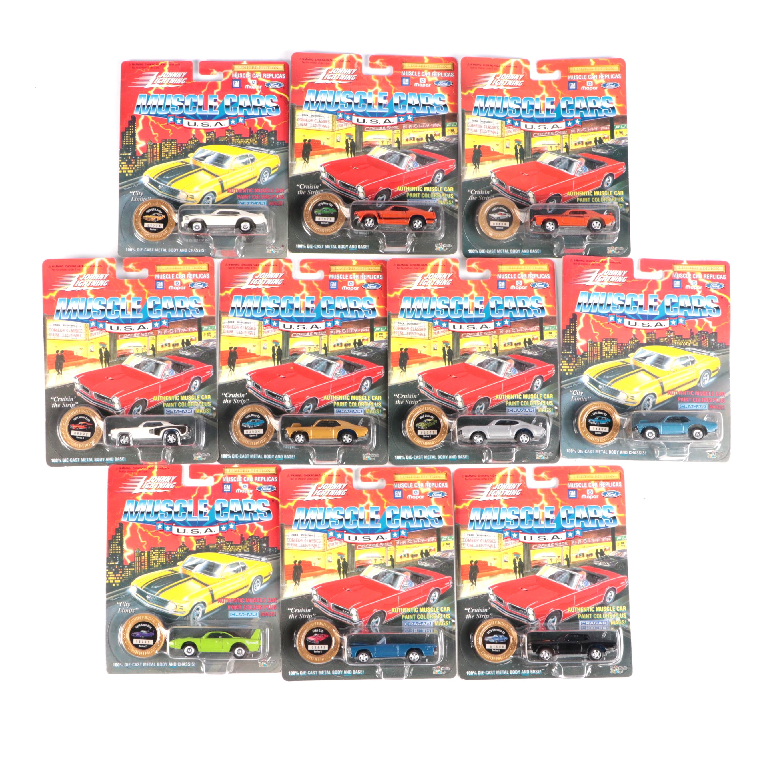 Johnny Lightning "1972 Nova SS" with More Limited Edition Muscle Cars, 1994