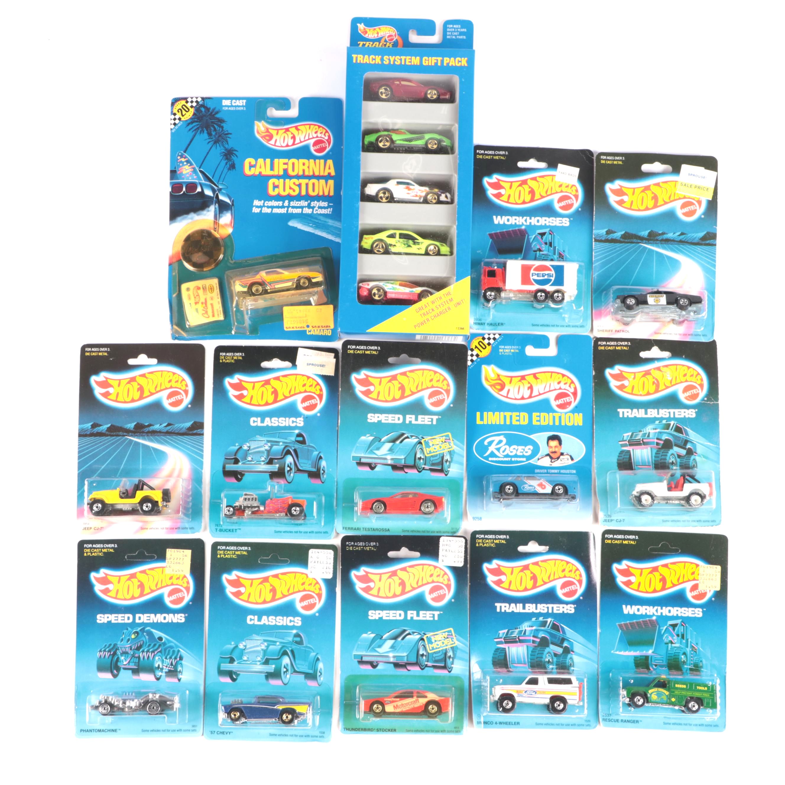 Hot Wheels "Jeep CJ-7," "Bronco 4-Wheeler" and More Toy Cars, 1980s–1990s