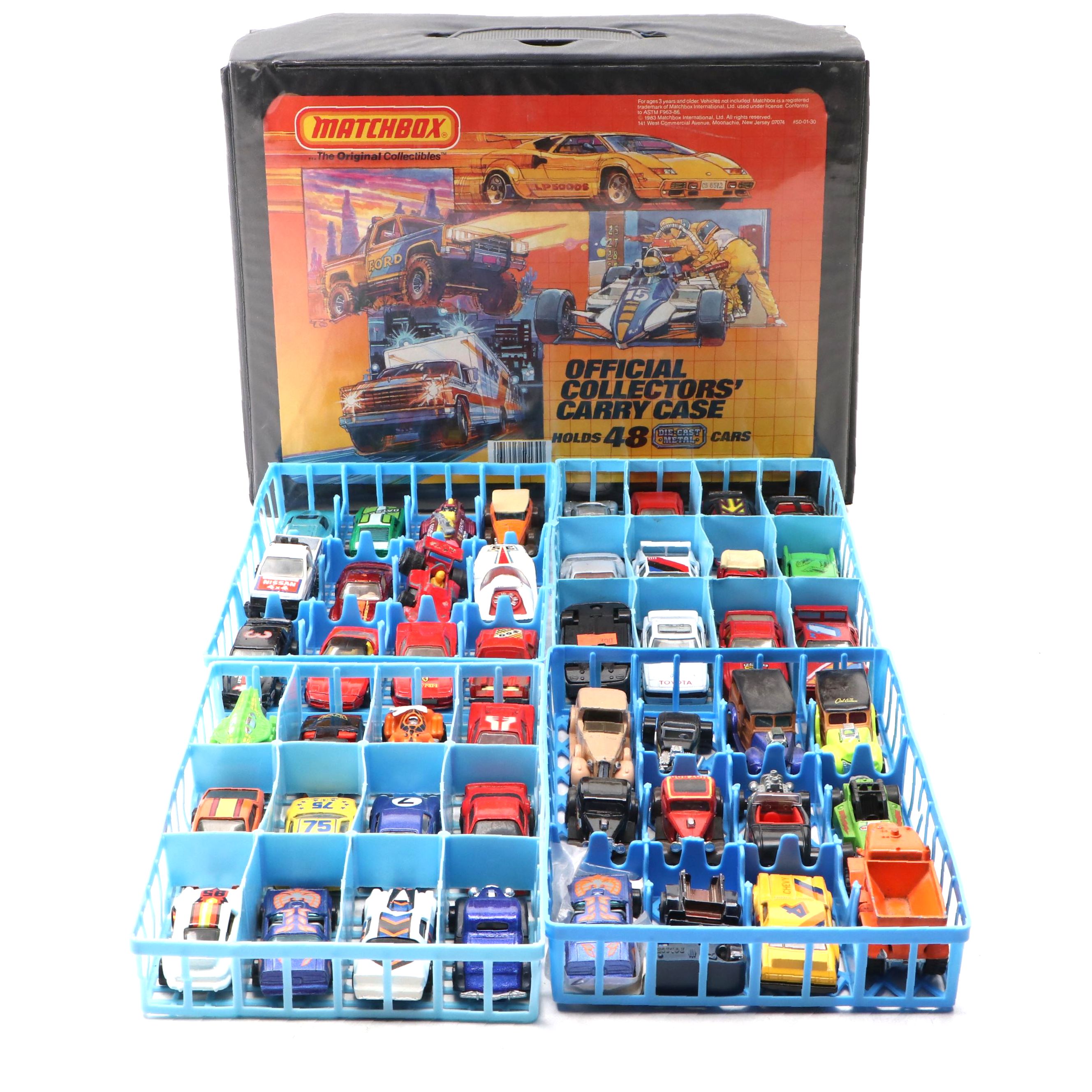 Hot Wheels "80's Corvette," "Porsche 959" and More Toy Cars in Case