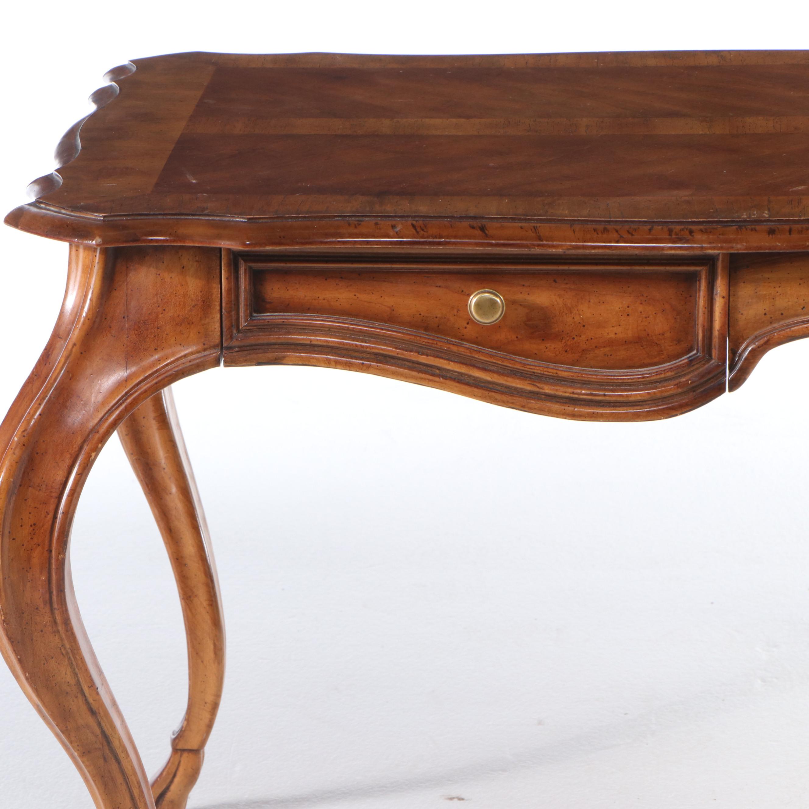 Drexel-Heritage French Provincial Style Walnut Writing Desk