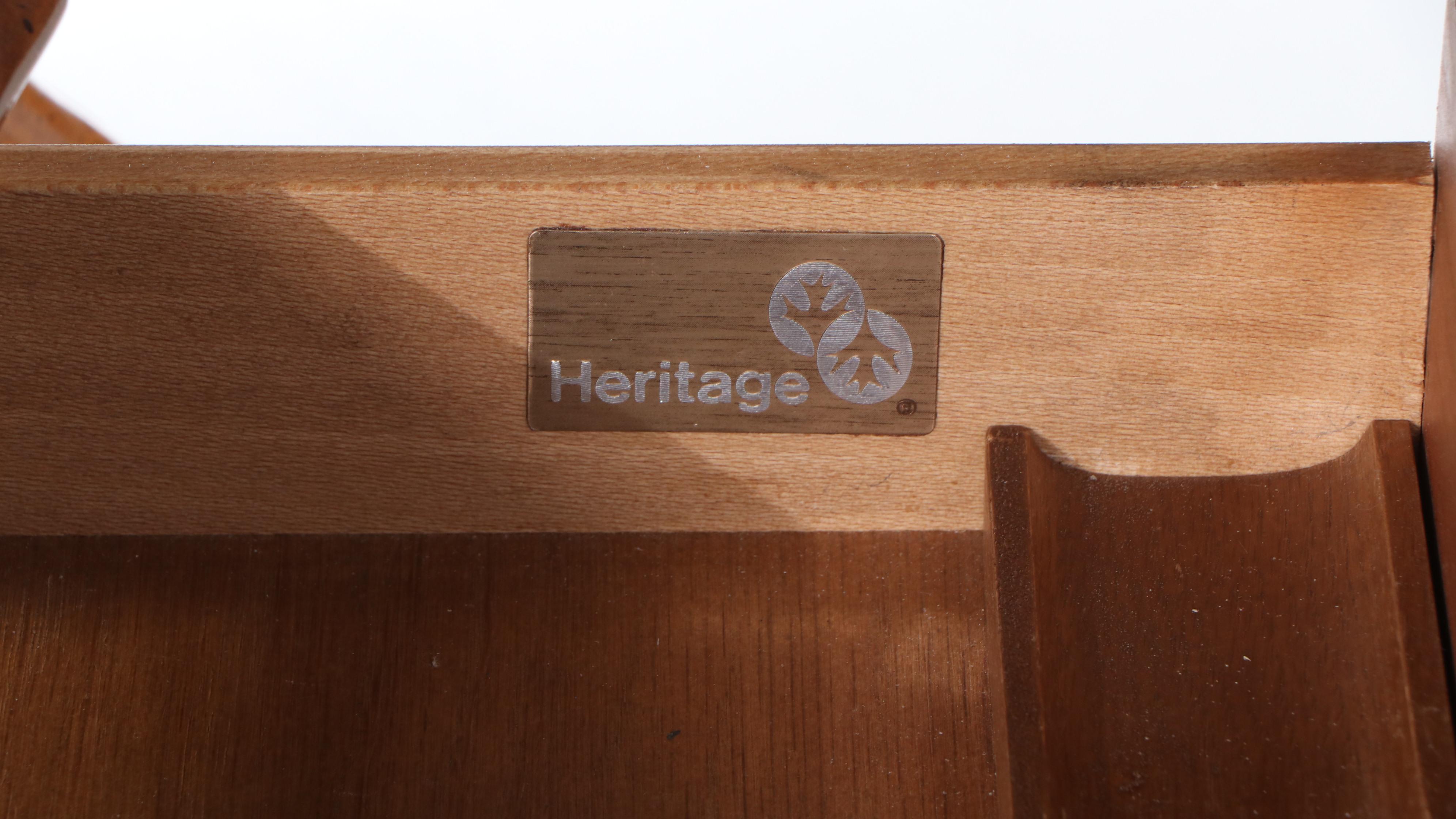 Drexel-Heritage French Provincial Style Walnut Writing Desk