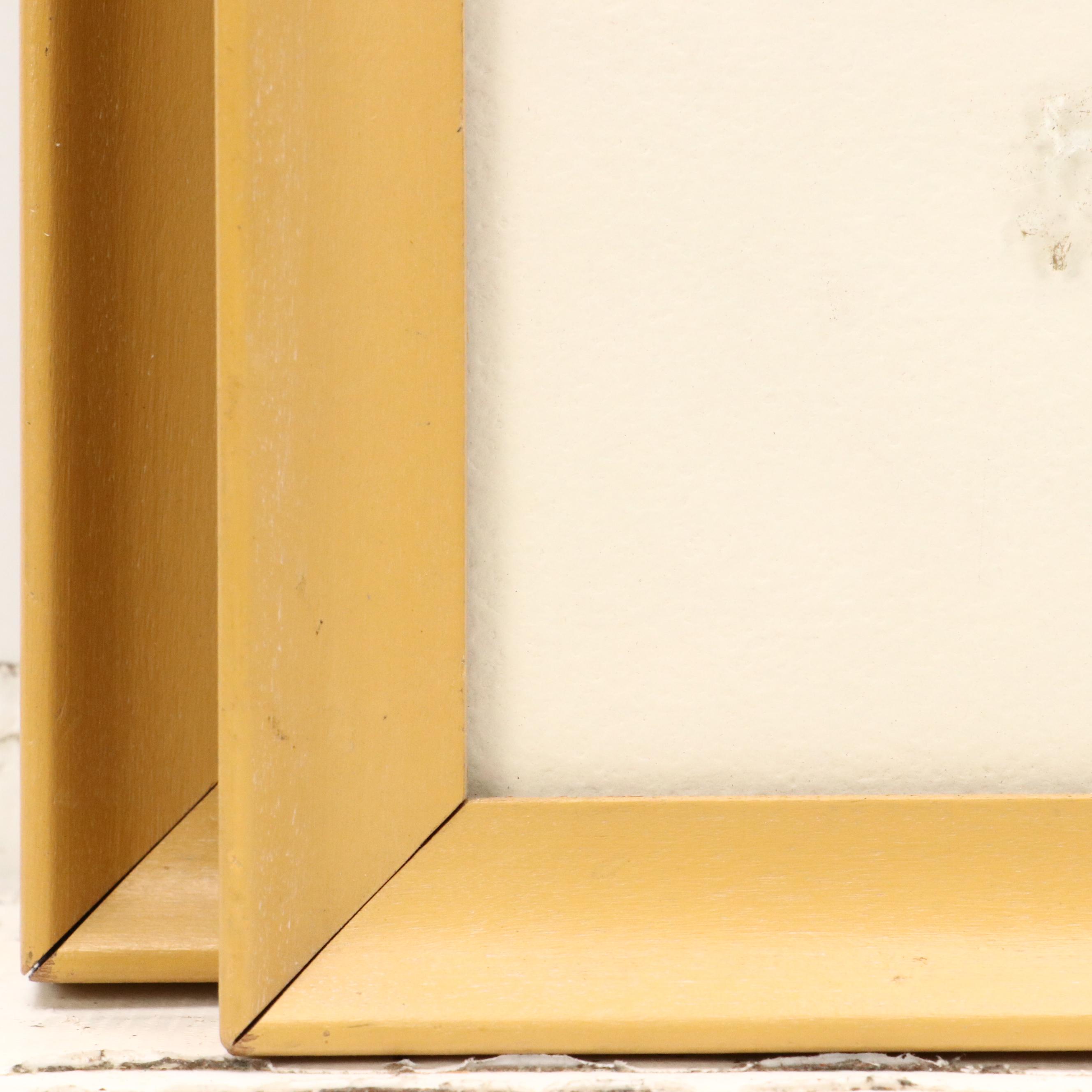 Watercolor Paintings of Central American Village Scenes, Late 20th Century