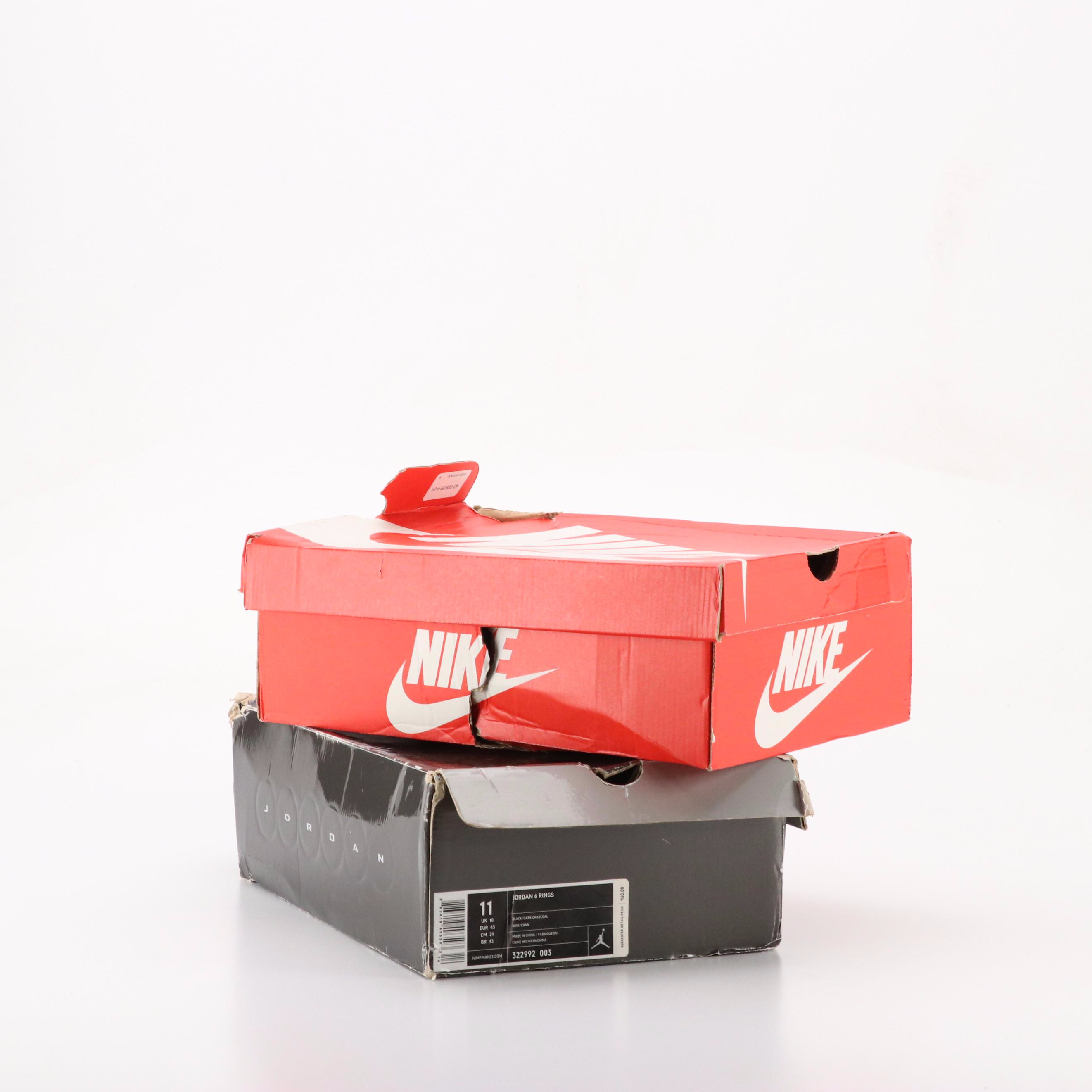 Men's Nike Dunk High Sneakers and Air Max 95 Sneaker Boots