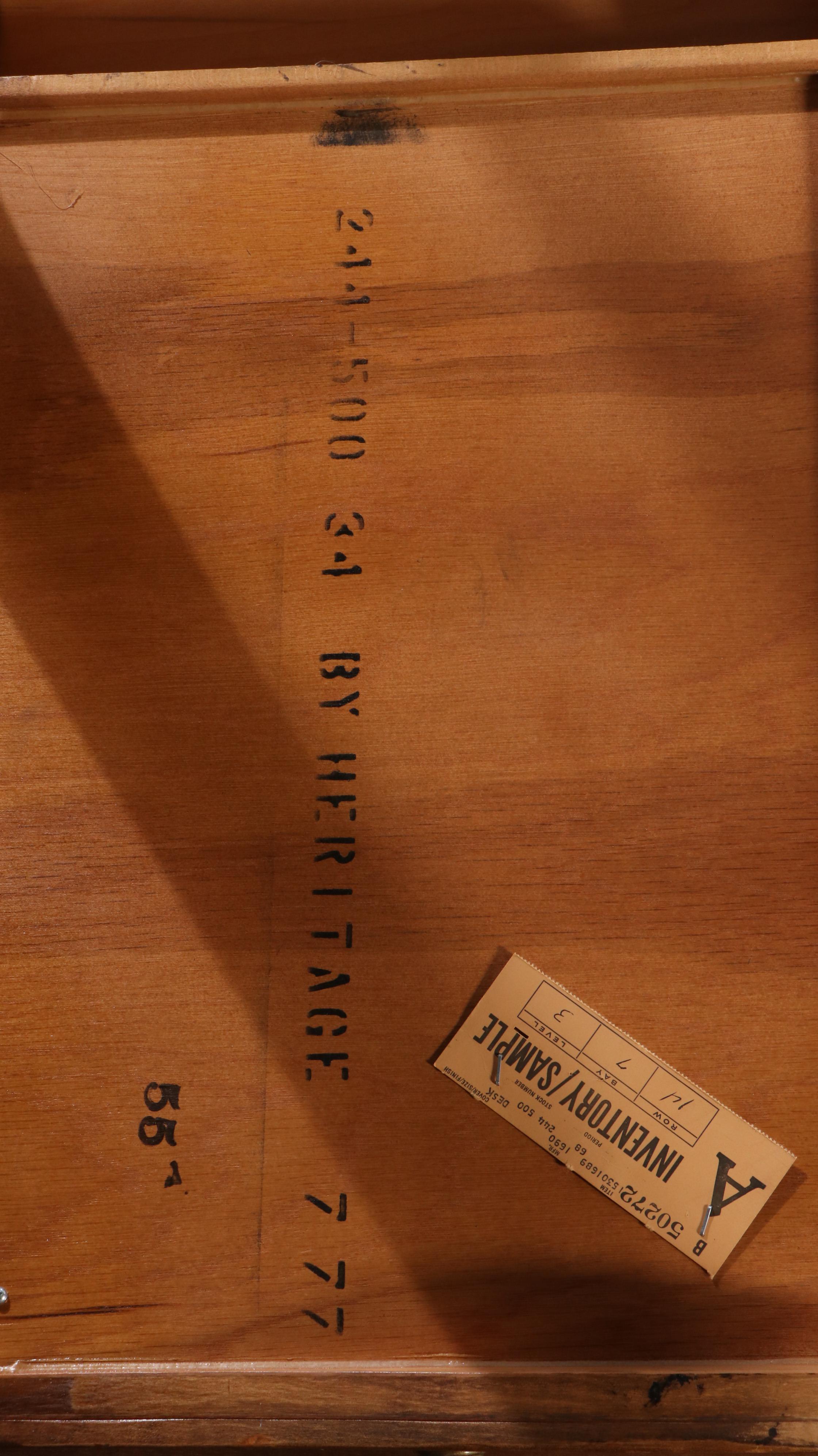 Drexel-Heritage French Provincial Style Walnut Writing Desk