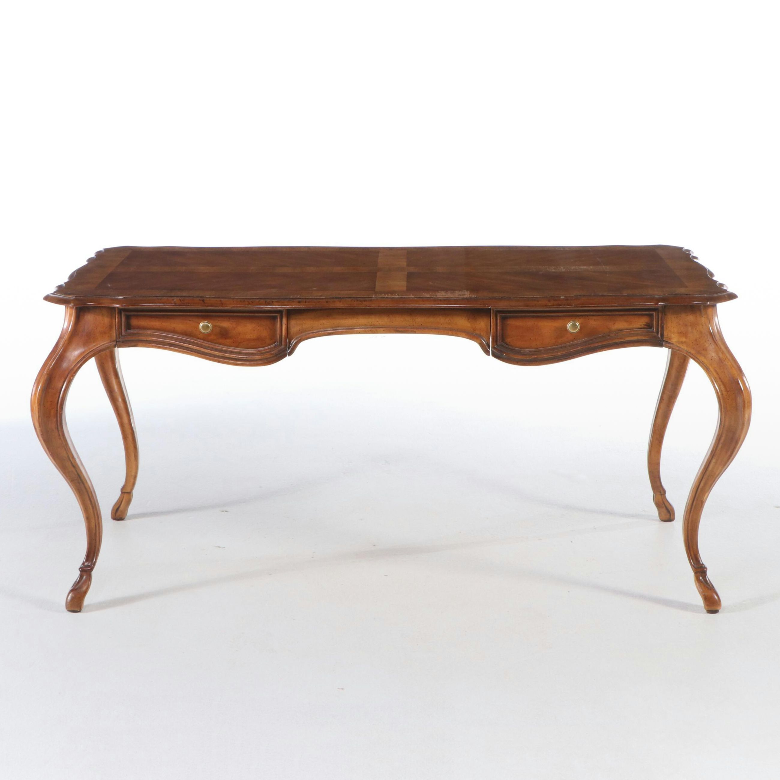 Drexel-Heritage French Provincial Style Walnut Writing Desk