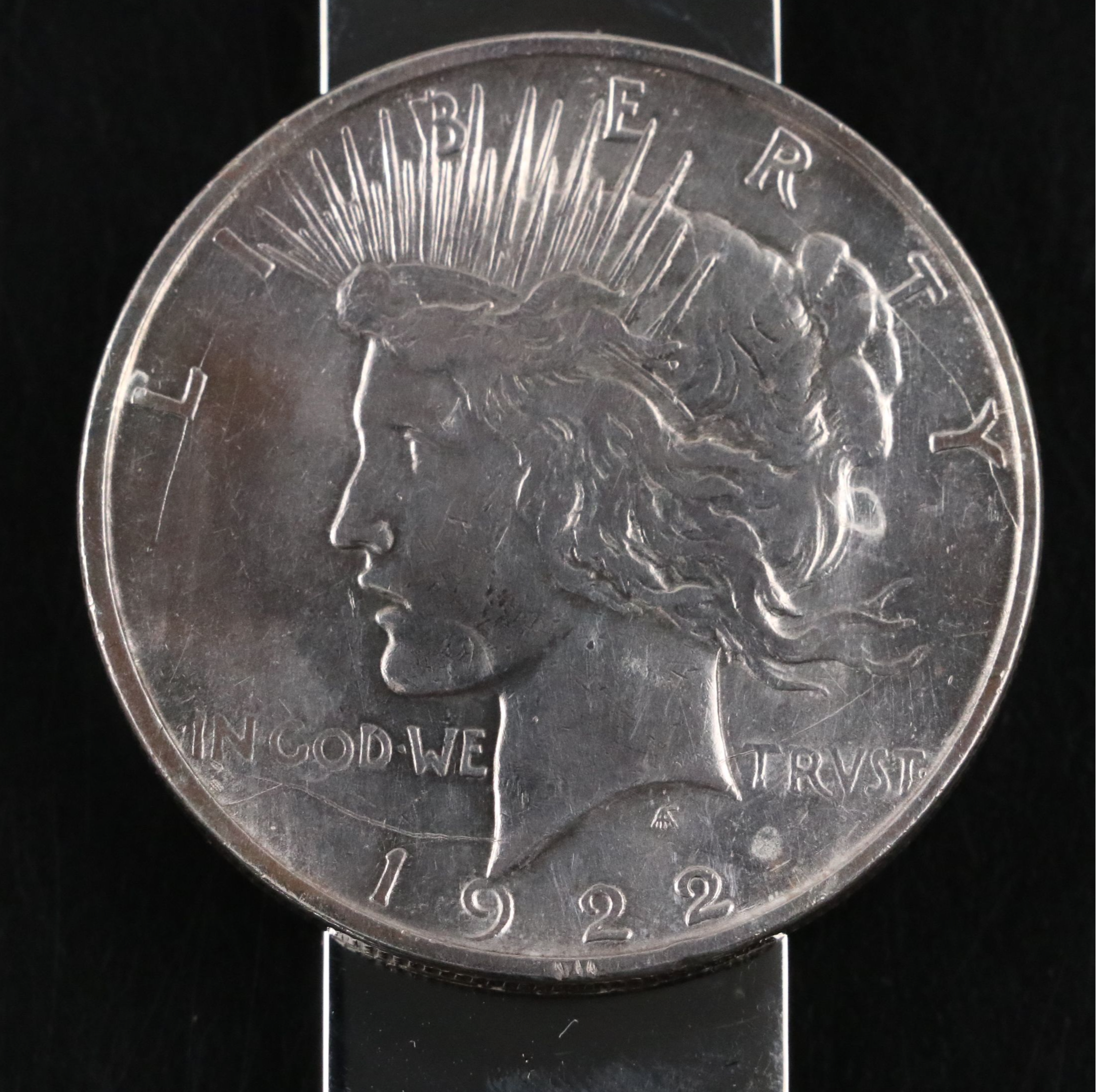 Tiffany & Co. Sterling Silver 1922 Silver Dollar Money Clip