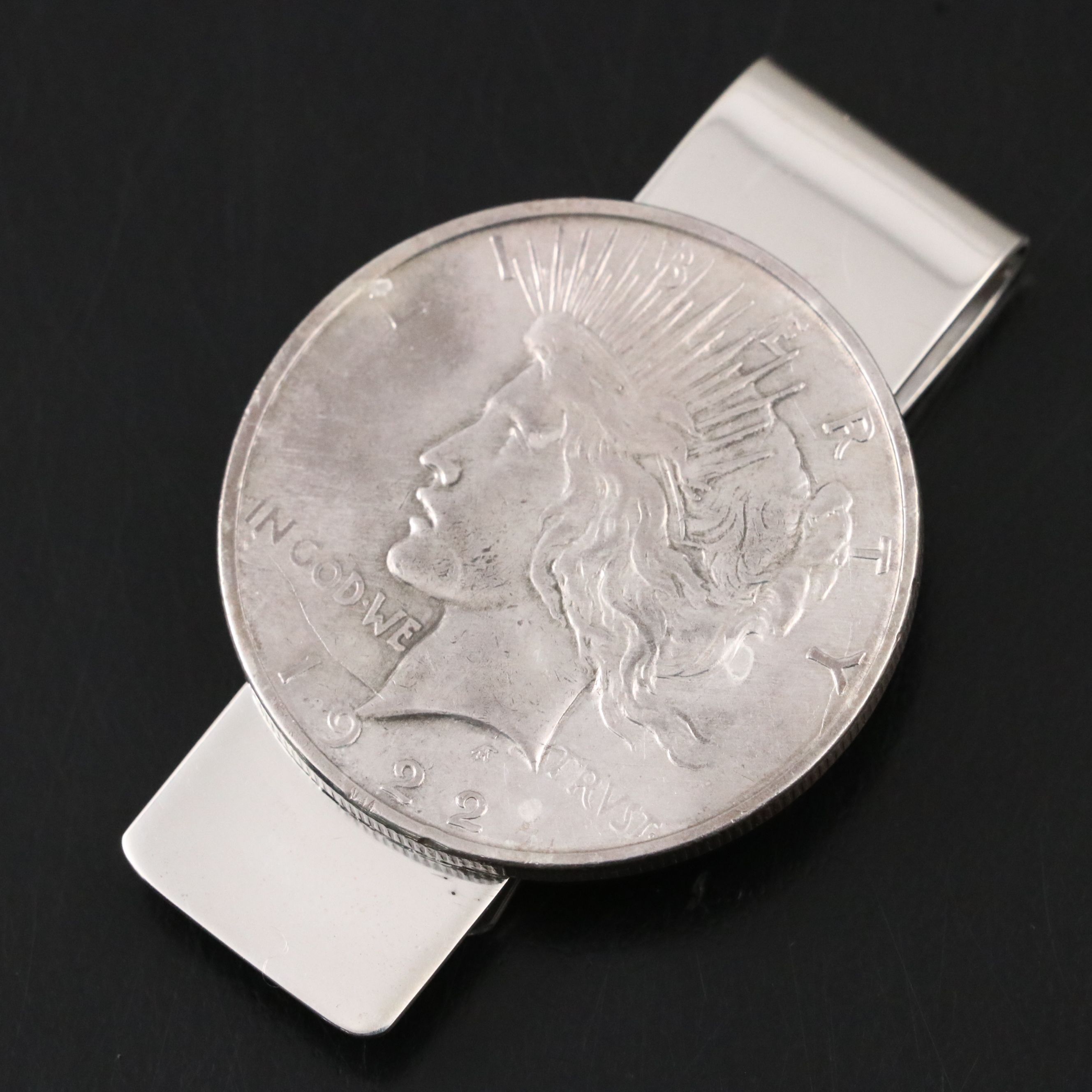 Tiffany & Co. Sterling Silver 1922 Silver Dollar Money Clip