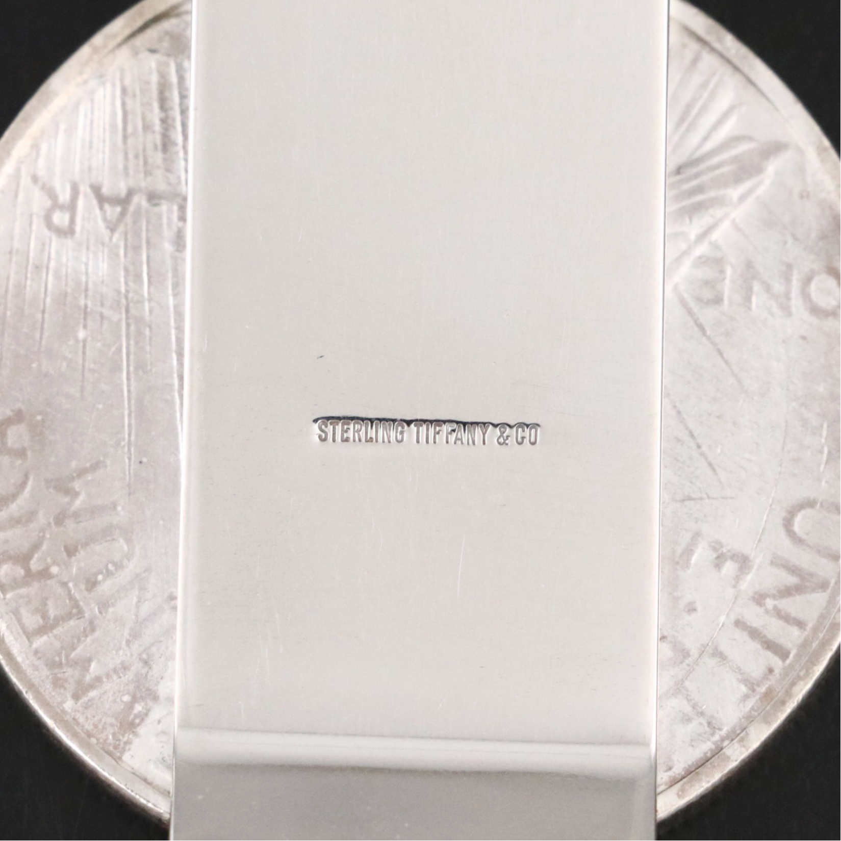 Tiffany & Co. Sterling Silver 1922 Silver Dollar Money Clip