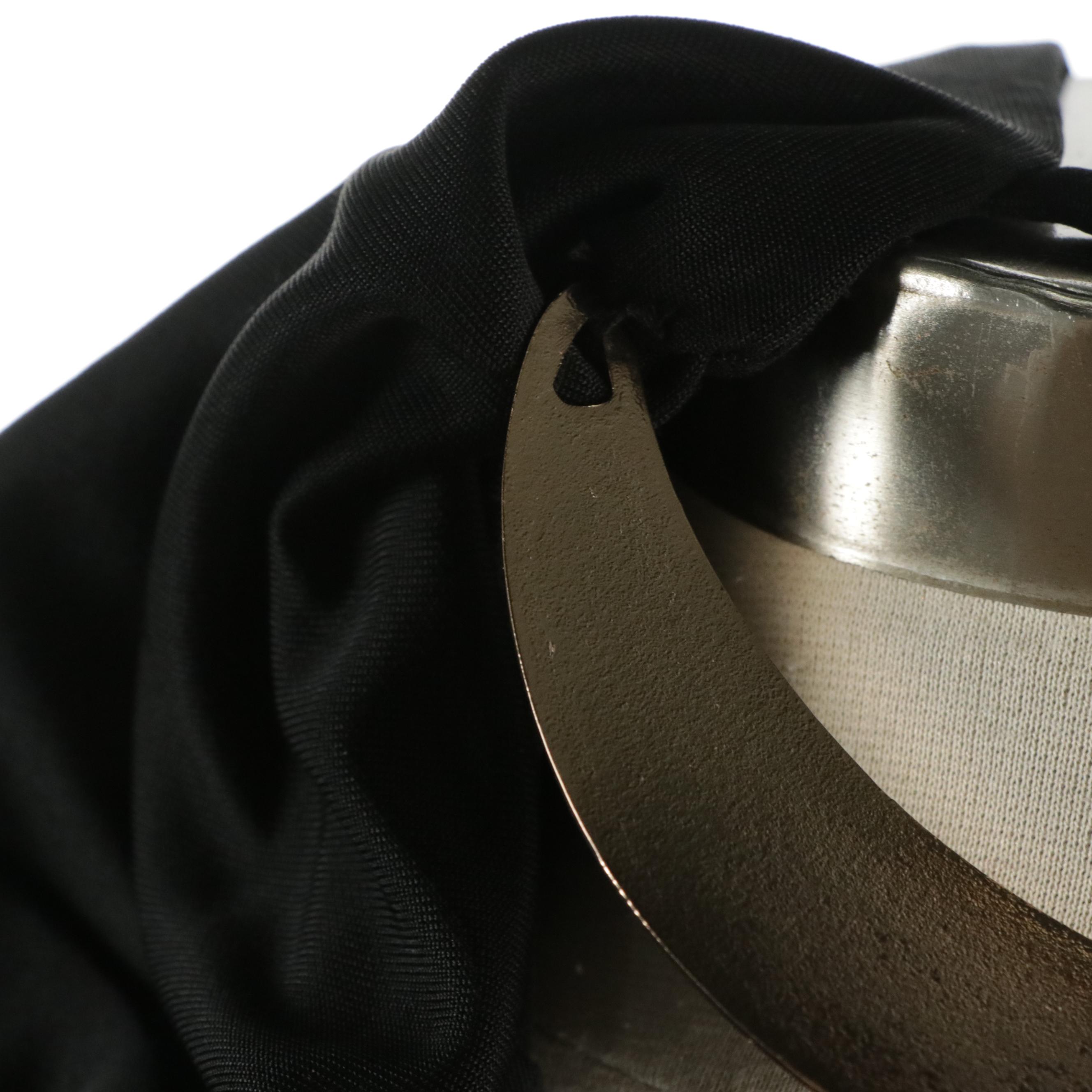 Halston Heritage Sheath Dress in Black Rayon Blend