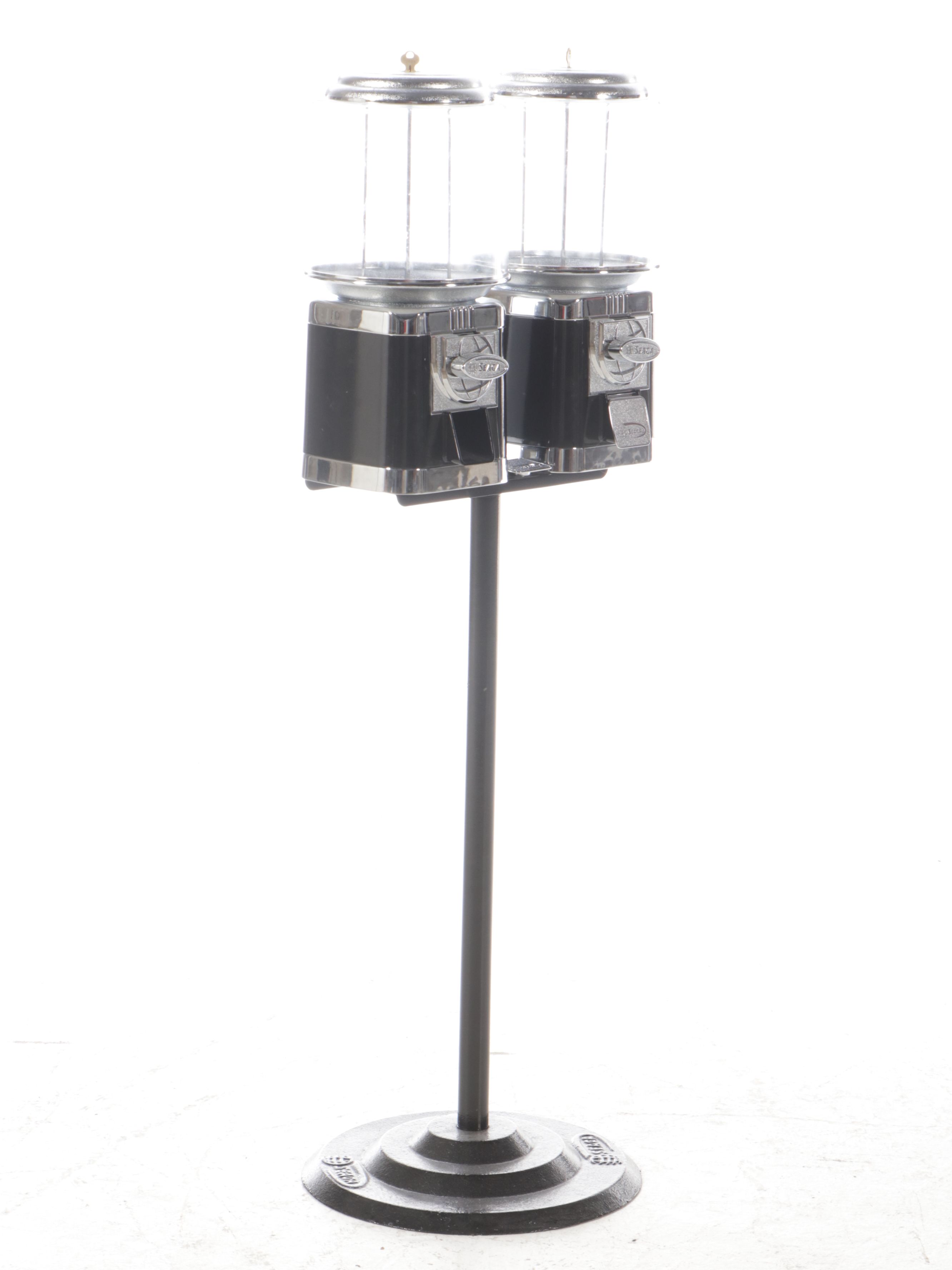 Seaga Double Gumball or Candy Dispenser Machine