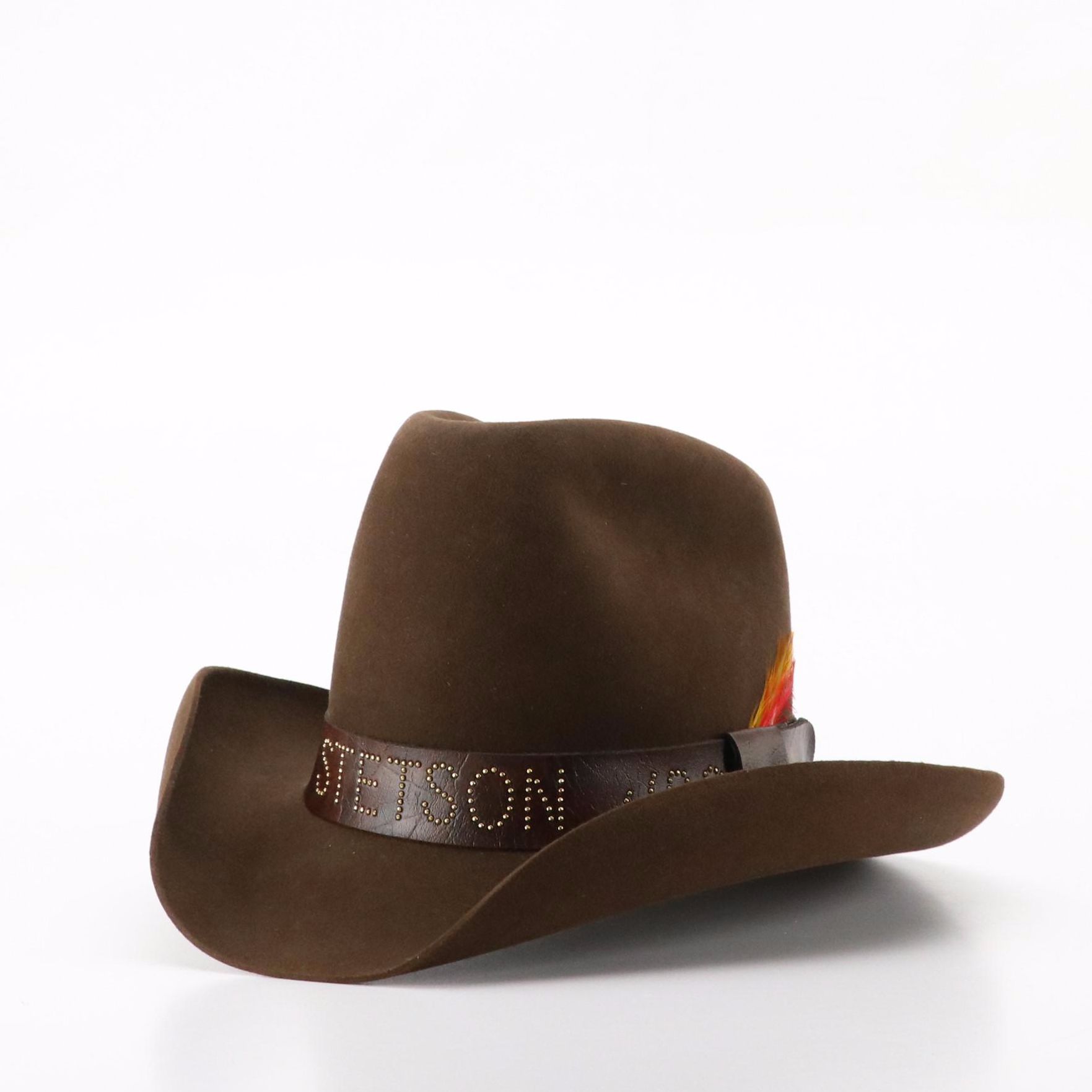 Stetson JBS Heritage 4X Beaver Fur Felt Western Hat with Travel Case