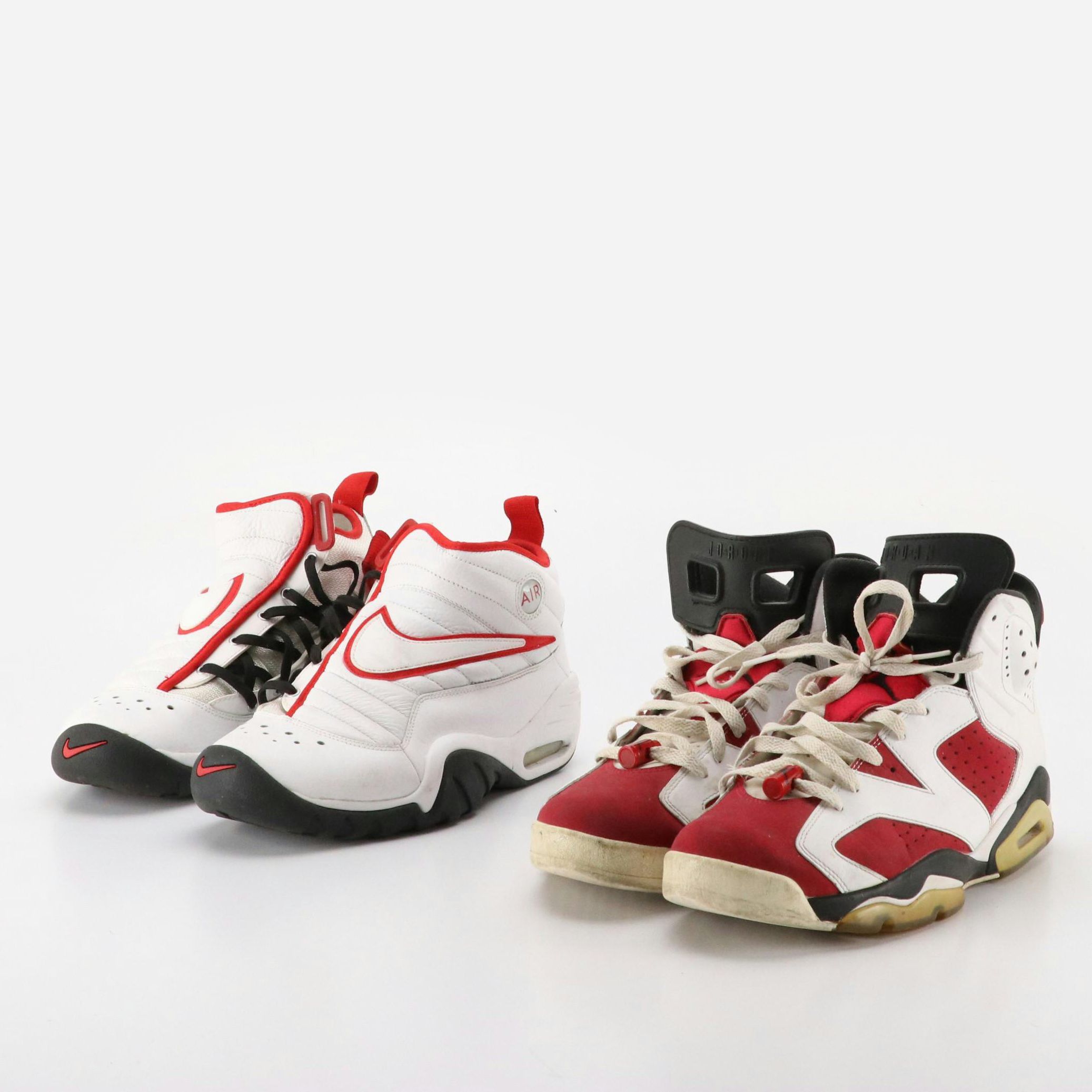 Men's Nike Air Jordan 9 and Air Shake Ndestrukt "Hoops Throwback" Sneakers