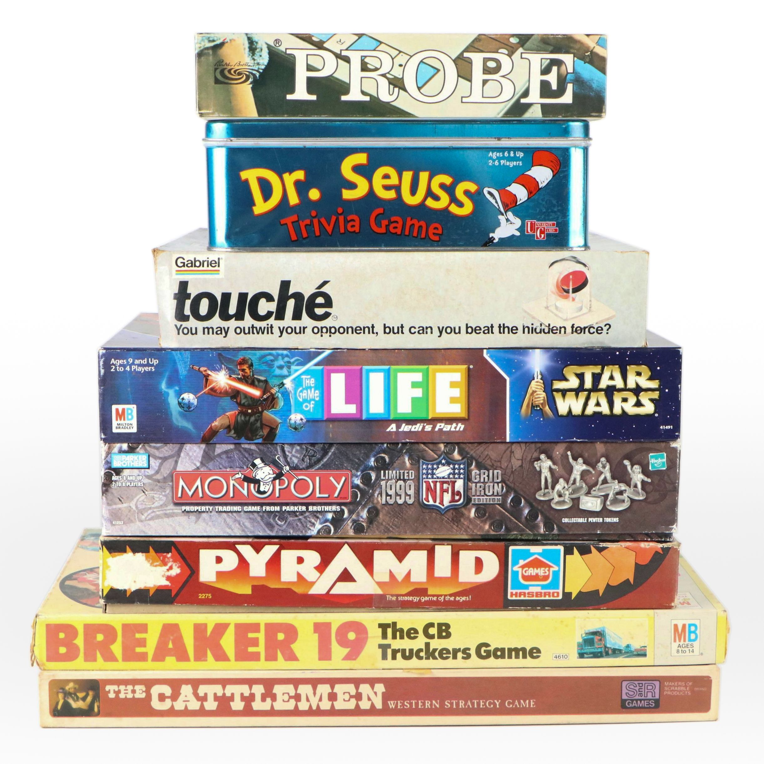 "LIFE: Star Wars Edition", "Dr. Seuss Trivia Game," & More Board Games, Vintage