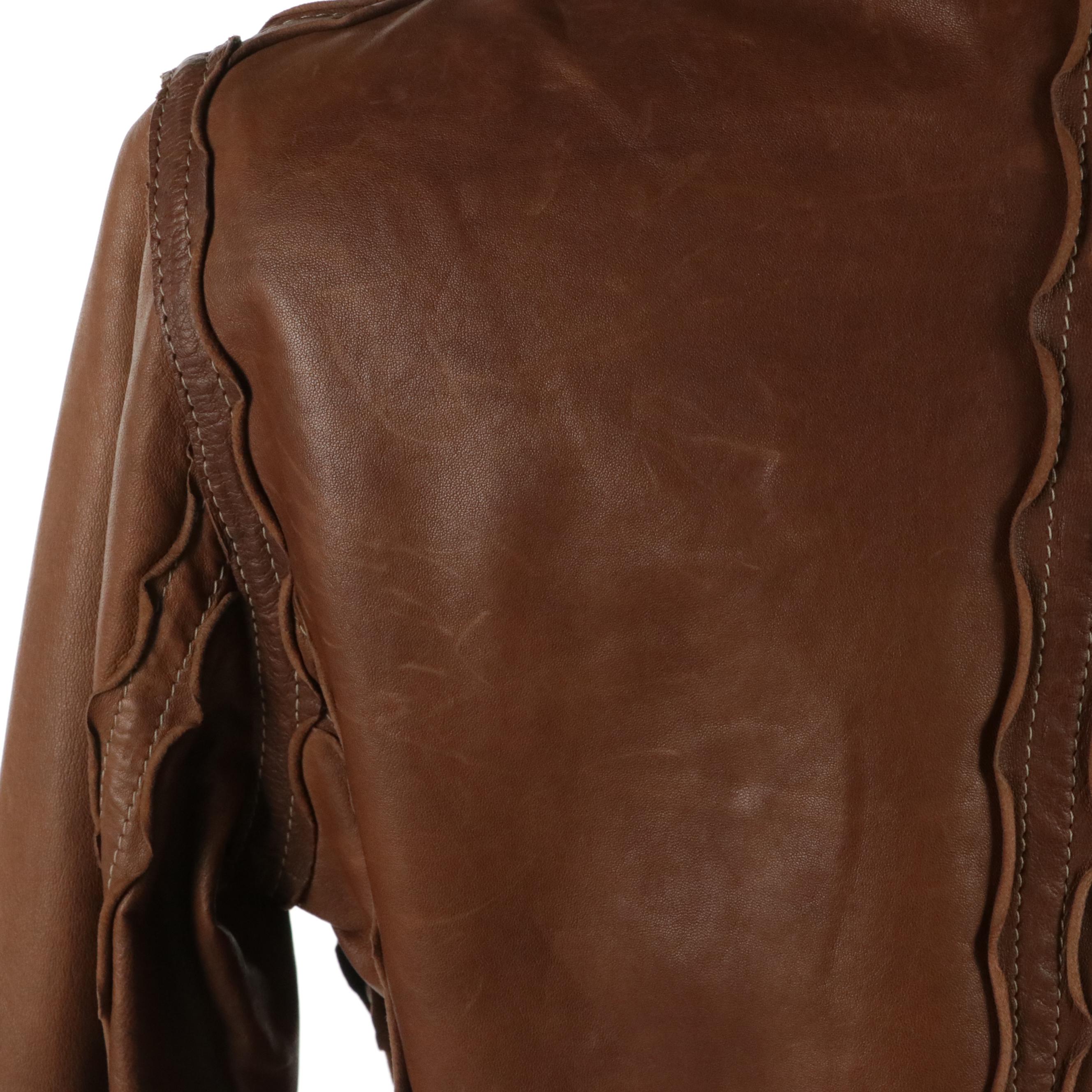 Diane Firsten Italian Leather Jacket
