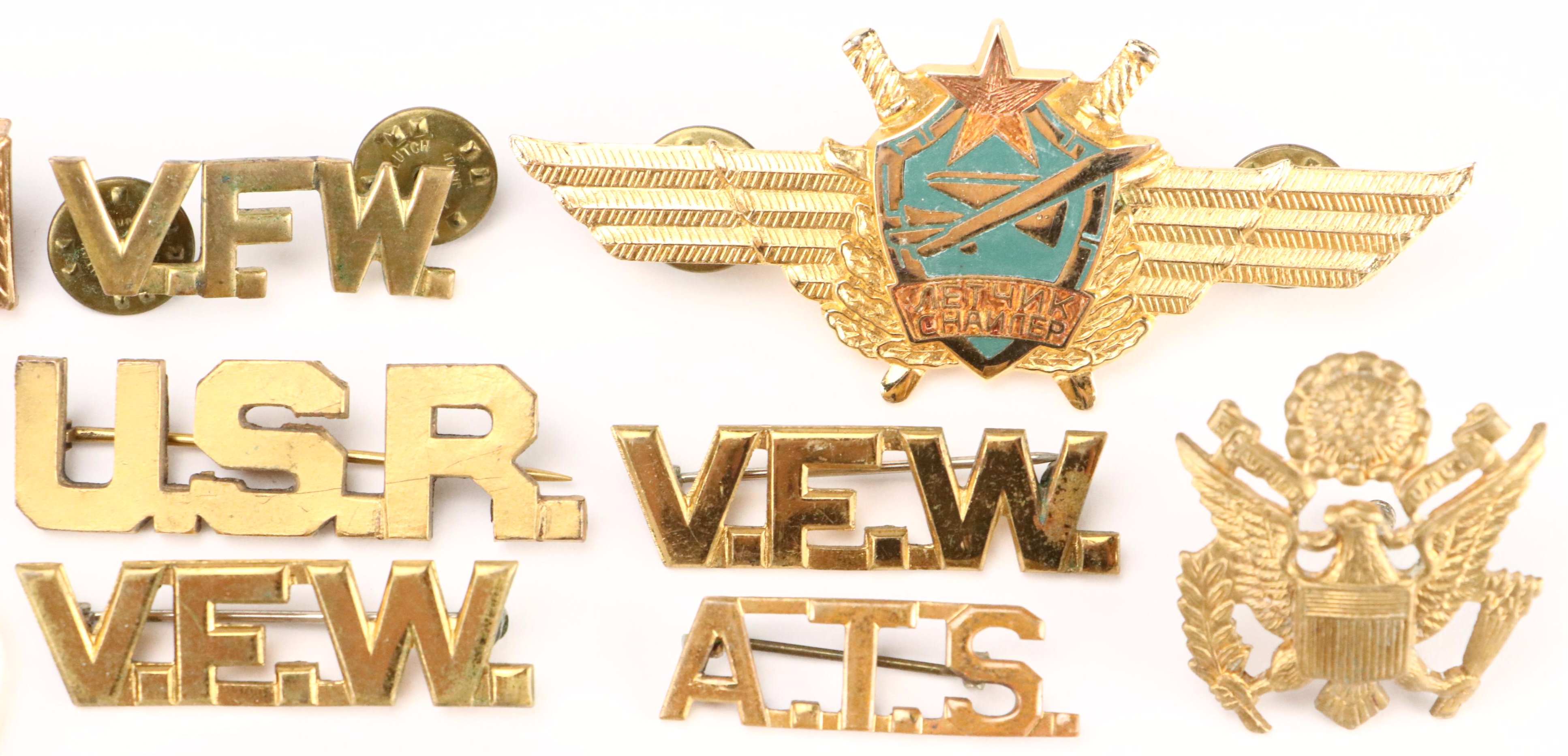 World War II Era with Other Military Badges, Insignias and More