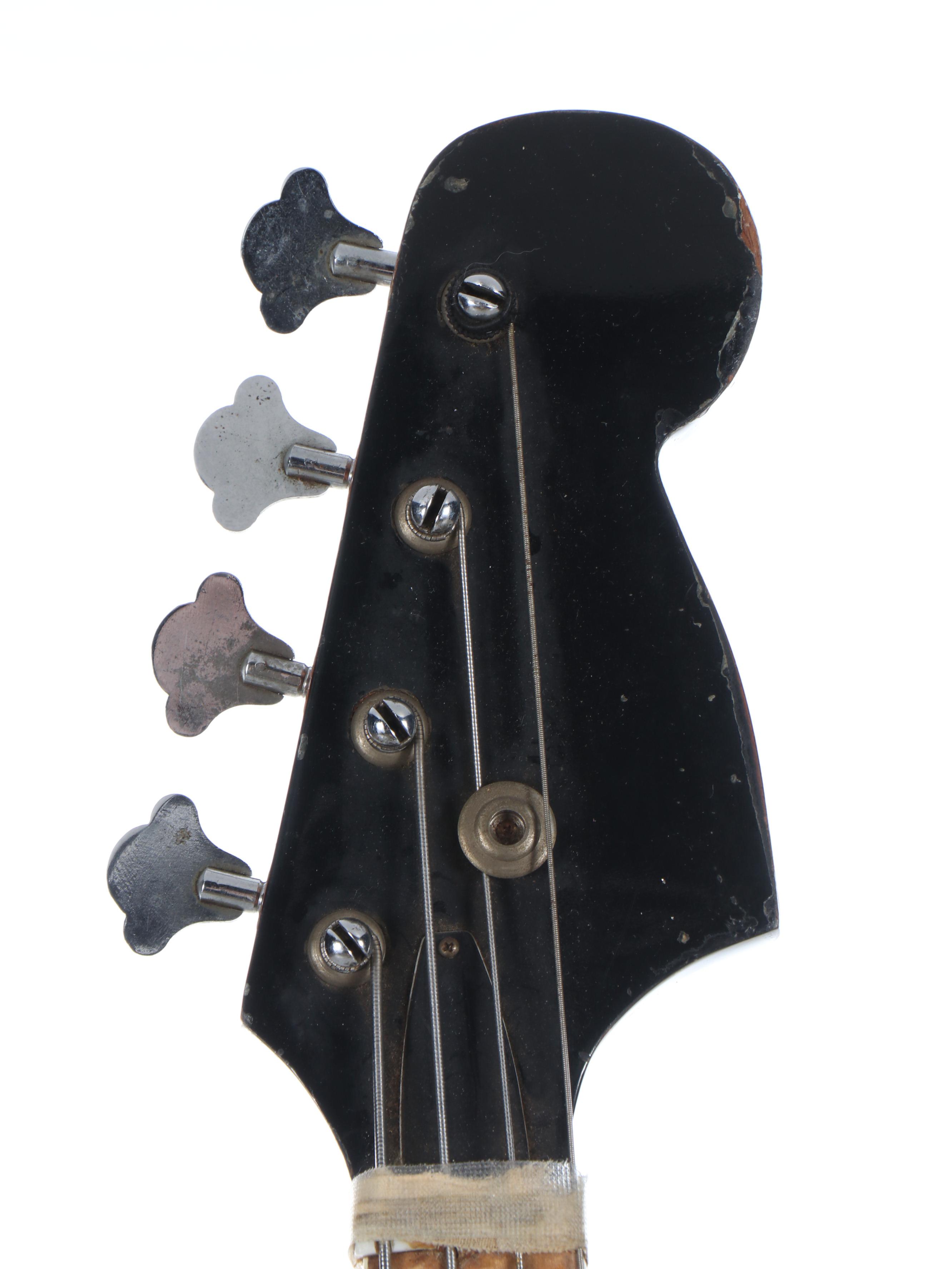 Sunburst Electric Bass Guitar, Vintage