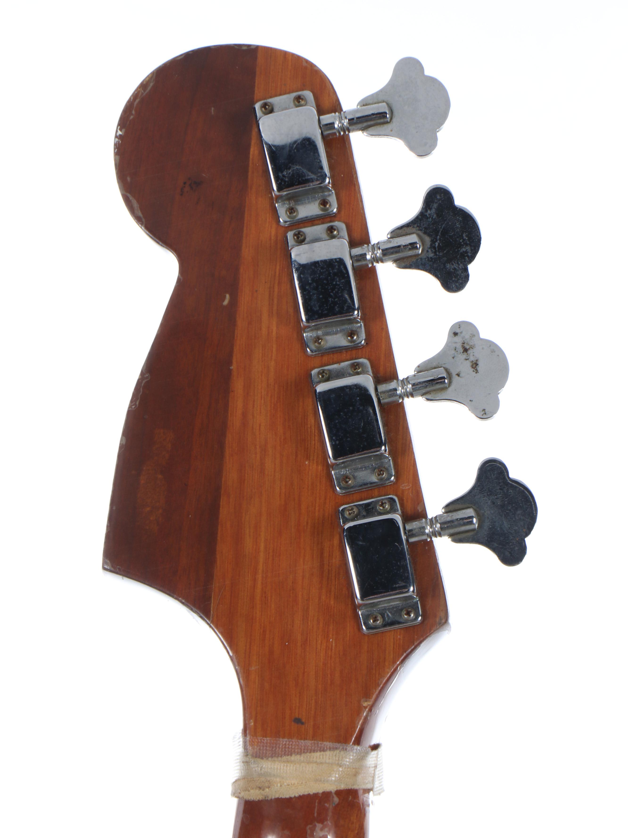 Sunburst Electric Bass Guitar, Vintage