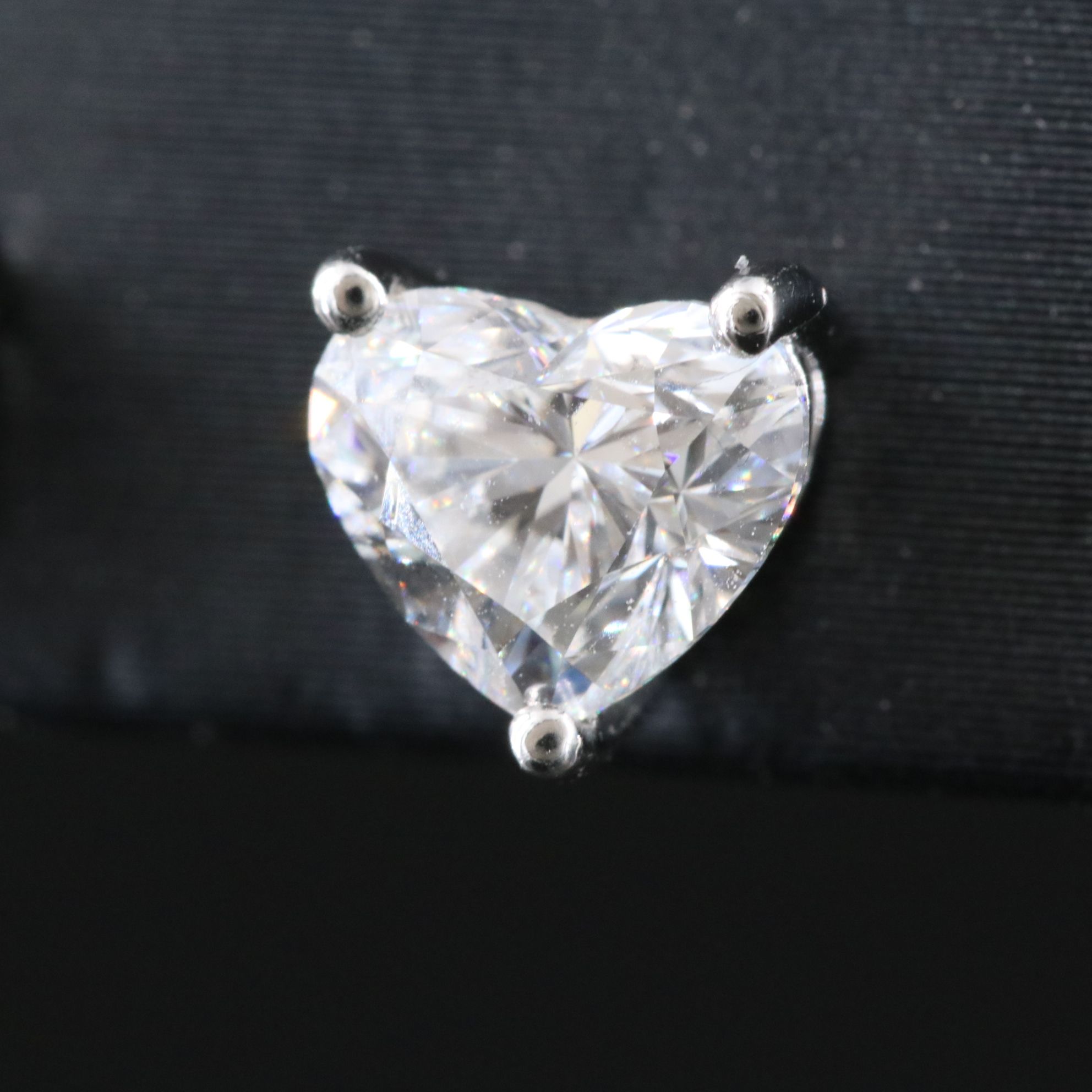 Platinum 2.08 CT Lab Grown Diamond Stud Earrings with IGI Reports