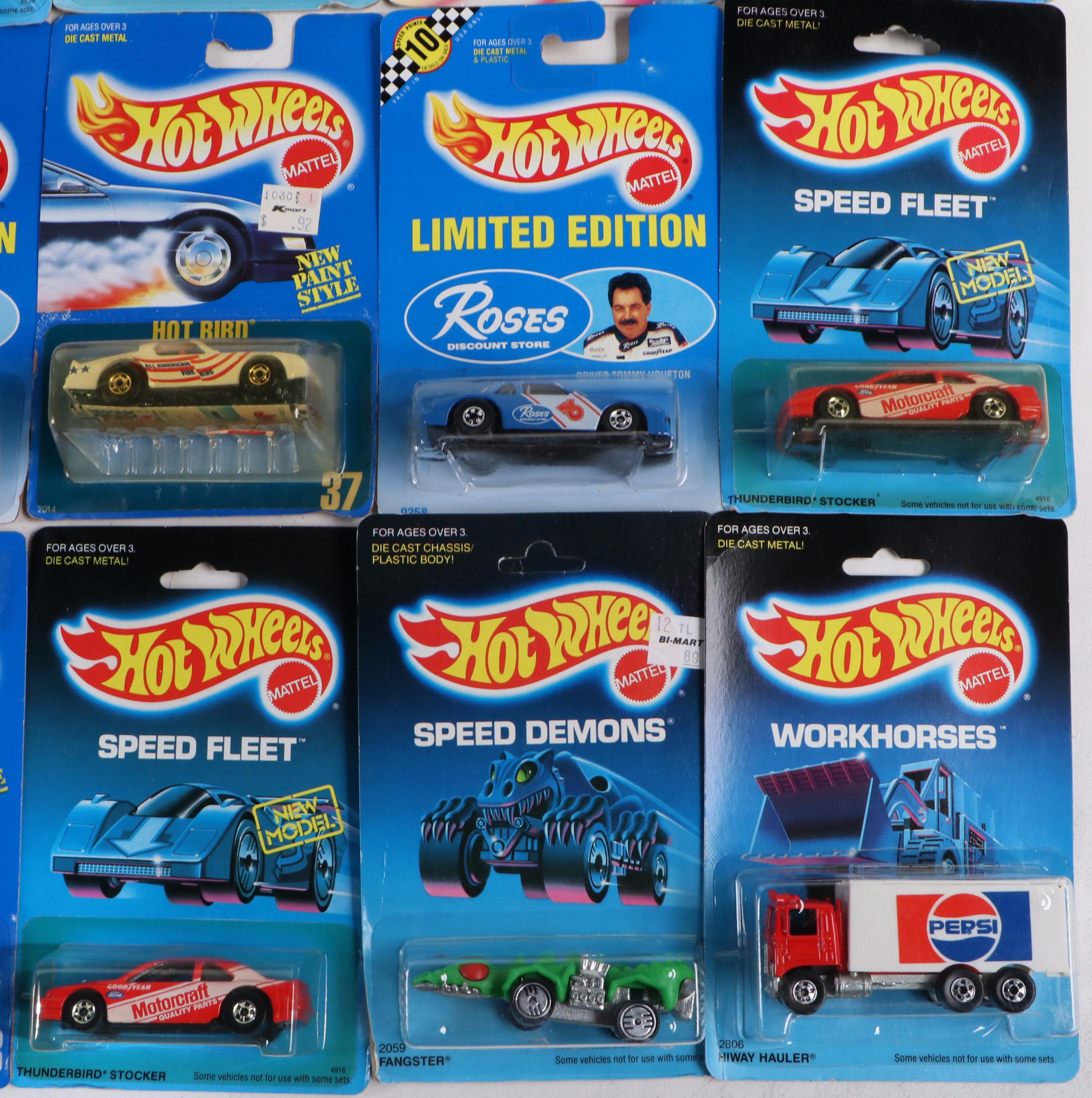 Hot Wheels "Track System Gift Pack" and More Toy Cars, 1980s–1990s