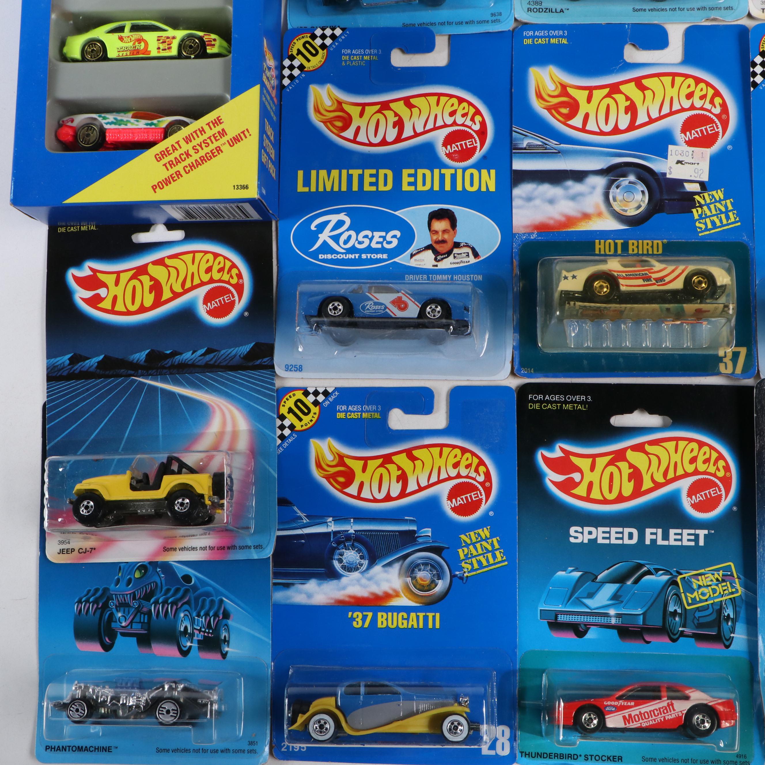 Hot Wheels "Track System Gift Pack" and More Toy Cars, 1980s–1990s