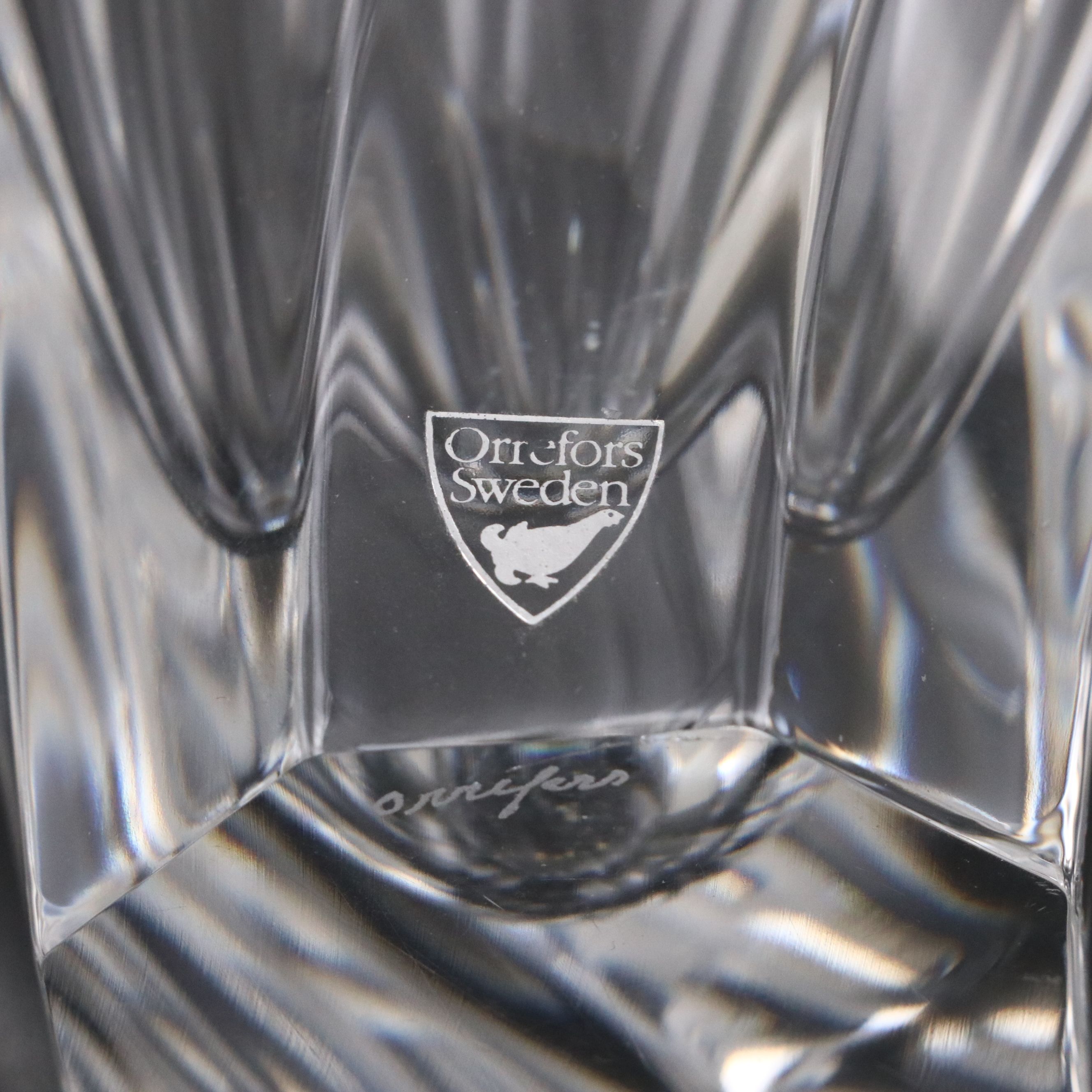 Orrefors "Residence" Crystal Vase, 1986–2014