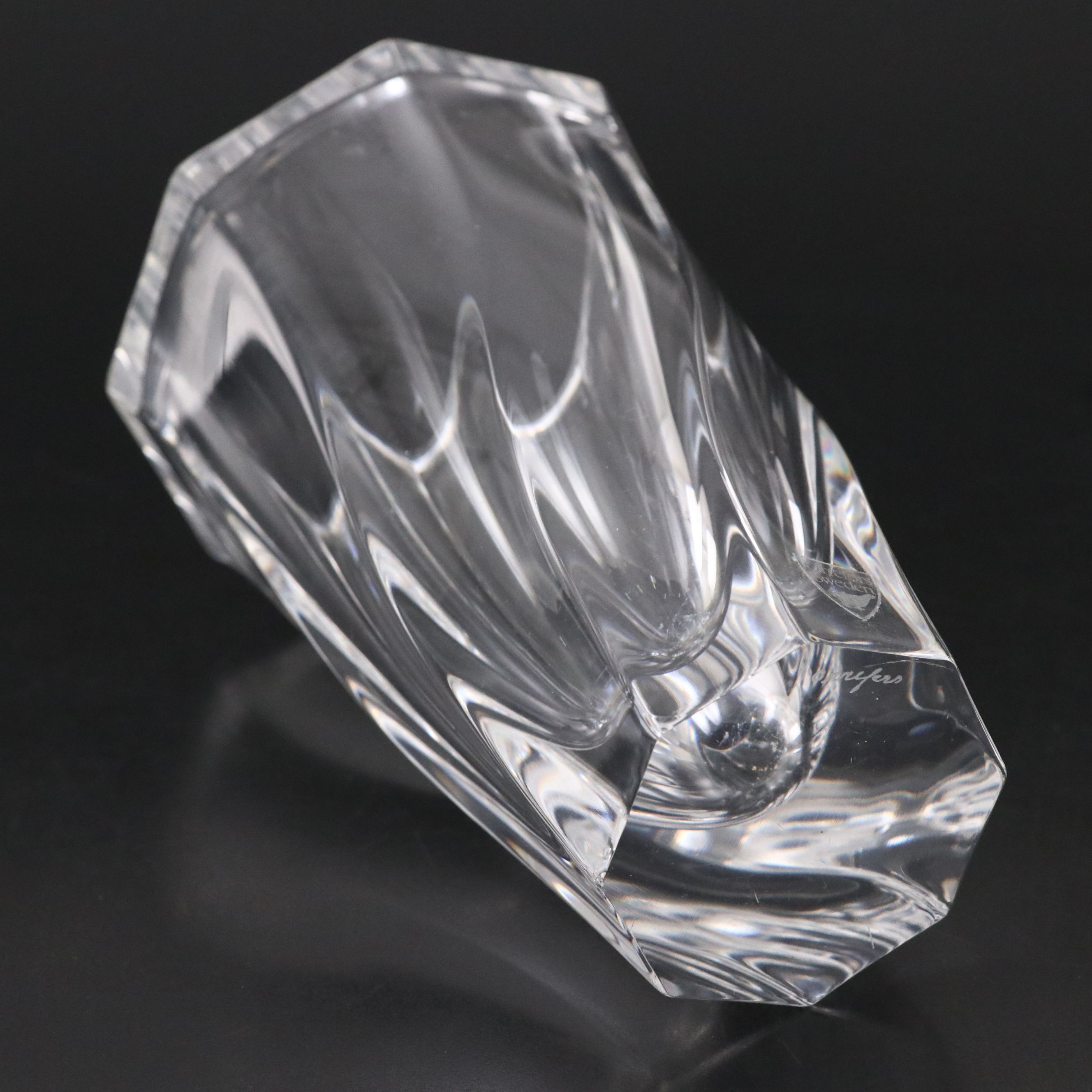 Orrefors "Residence" Crystal Vase, 1986–2014
