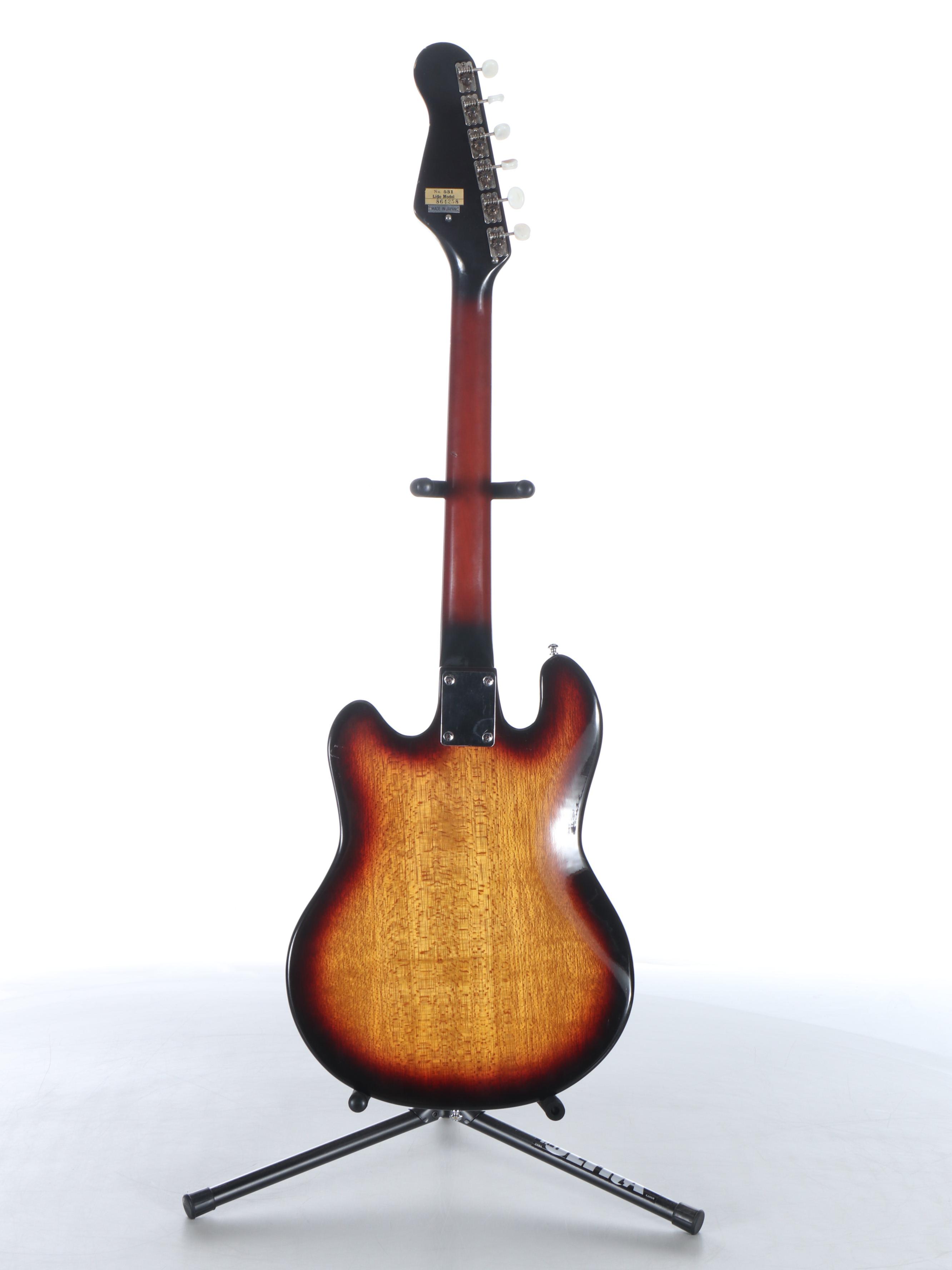 Kent Lido 531 Sunburst Electric Guitar, 1960s