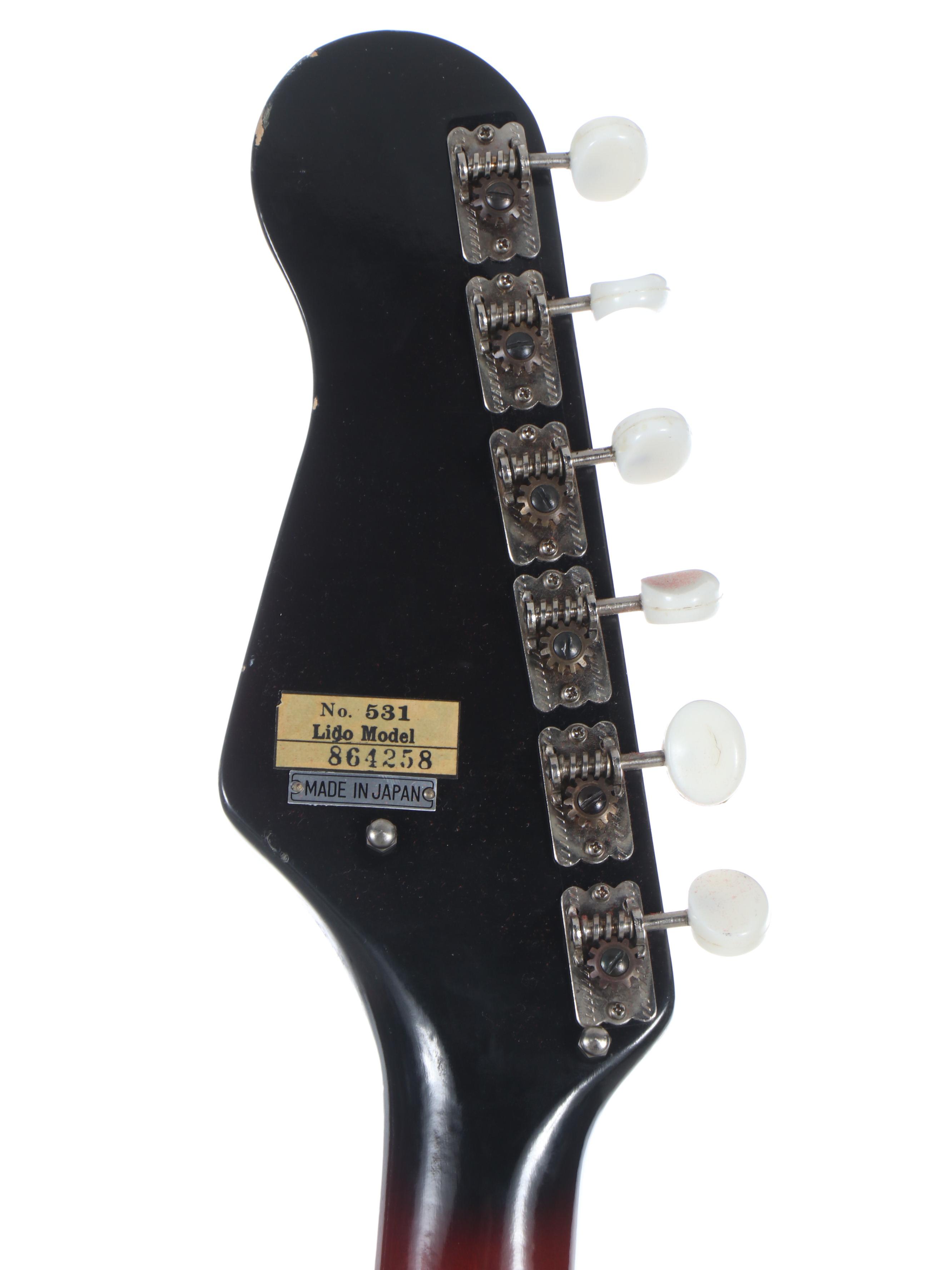 Kent Lido 531 Sunburst Electric Guitar, 1960s