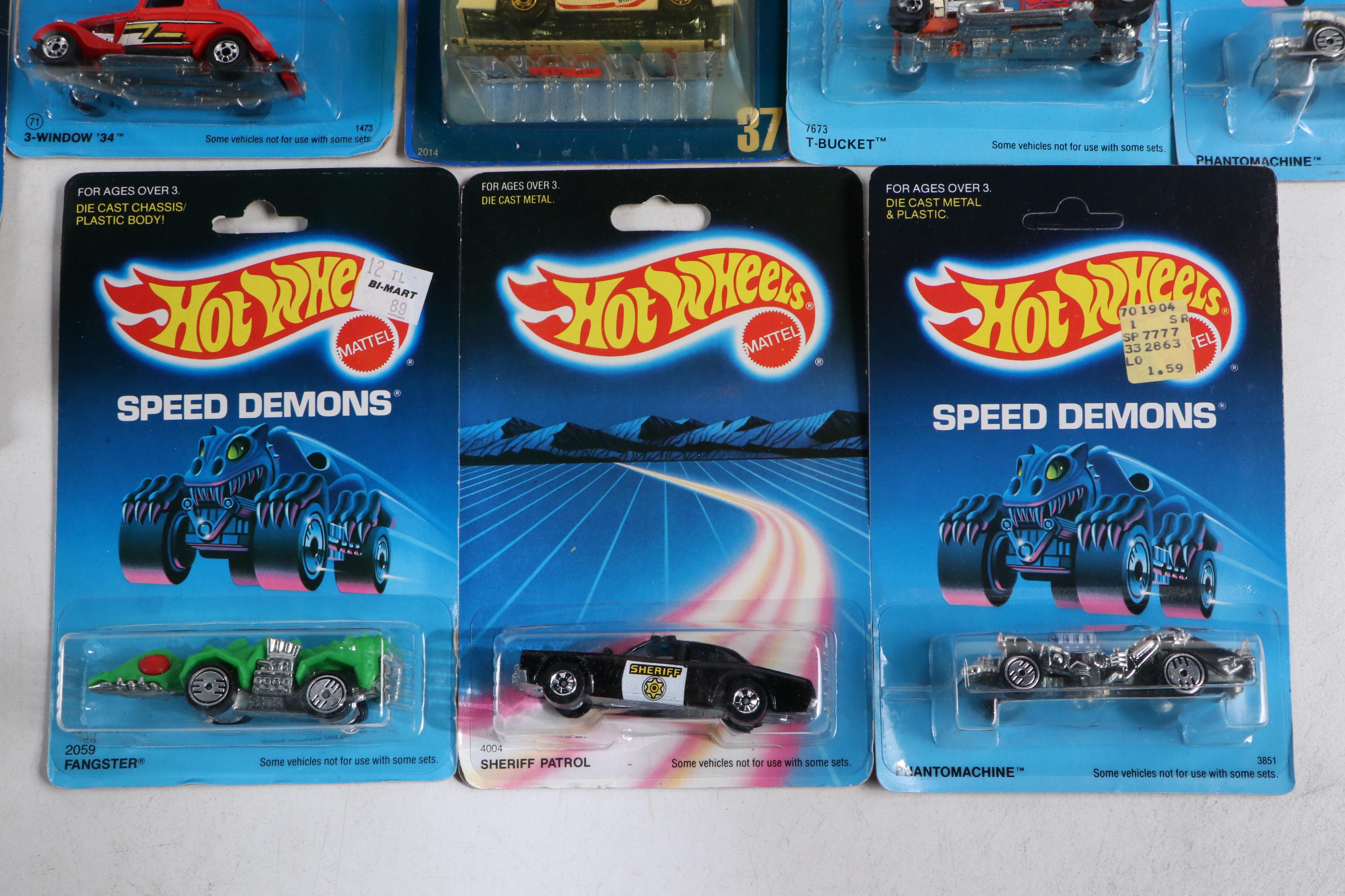 Hot Wheels "Phantomachine," "Fangster" and More Toy Cars, 1980s–1990s