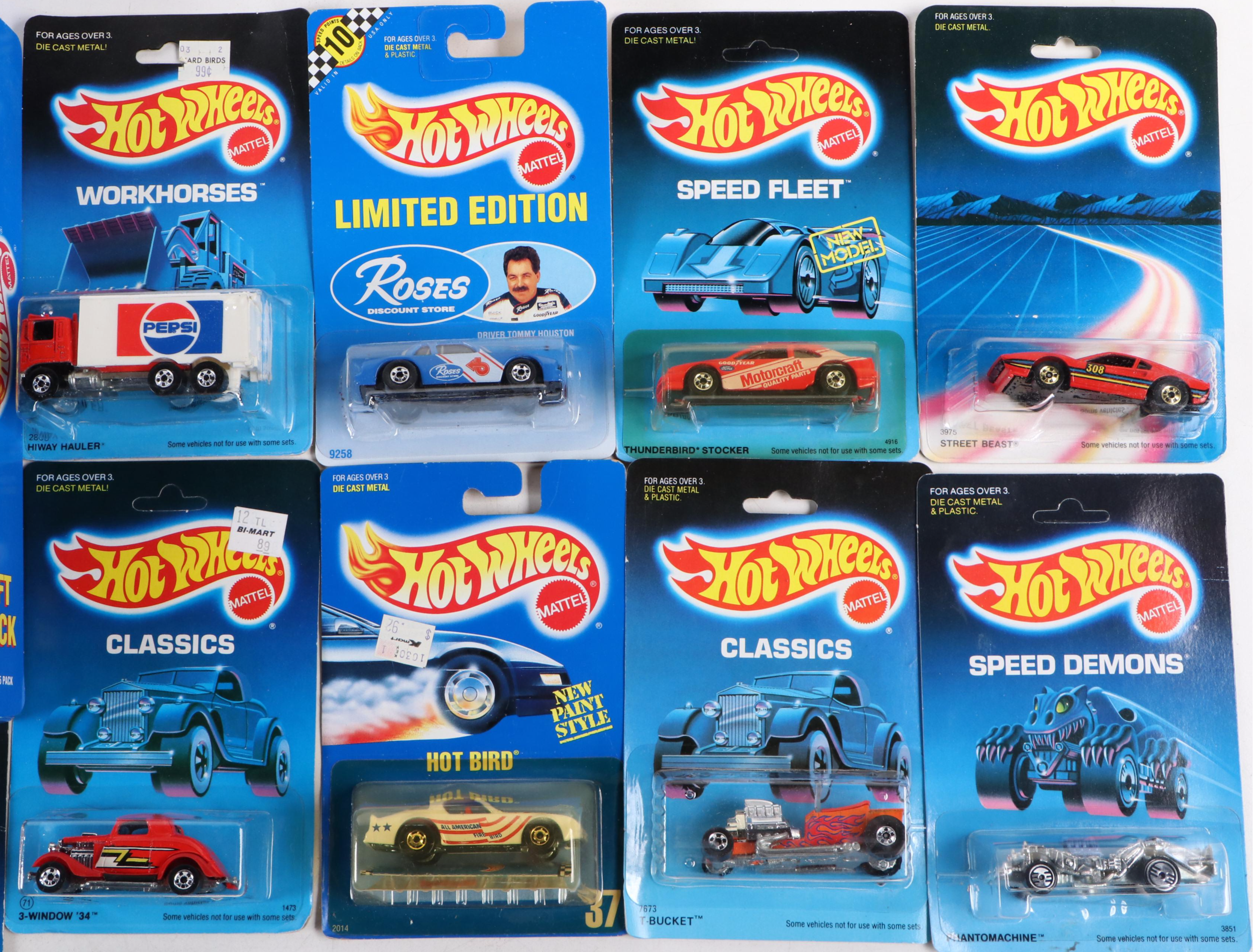 Hot Wheels "Phantomachine," "Fangster" and More Toy Cars, 1980s–1990s