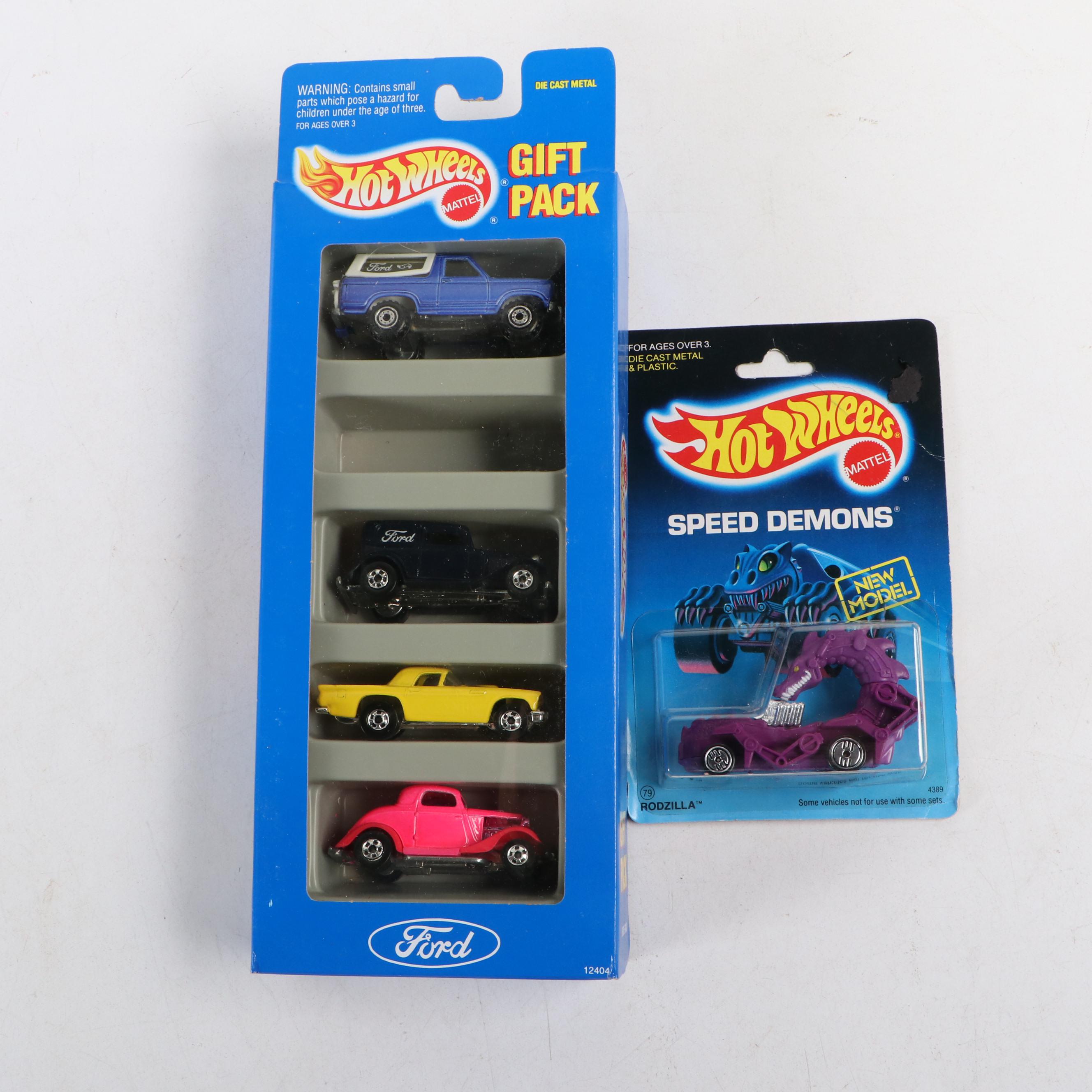 Hot Wheels "Phantomachine," "Fangster" and More Toy Cars, 1980s–1990s