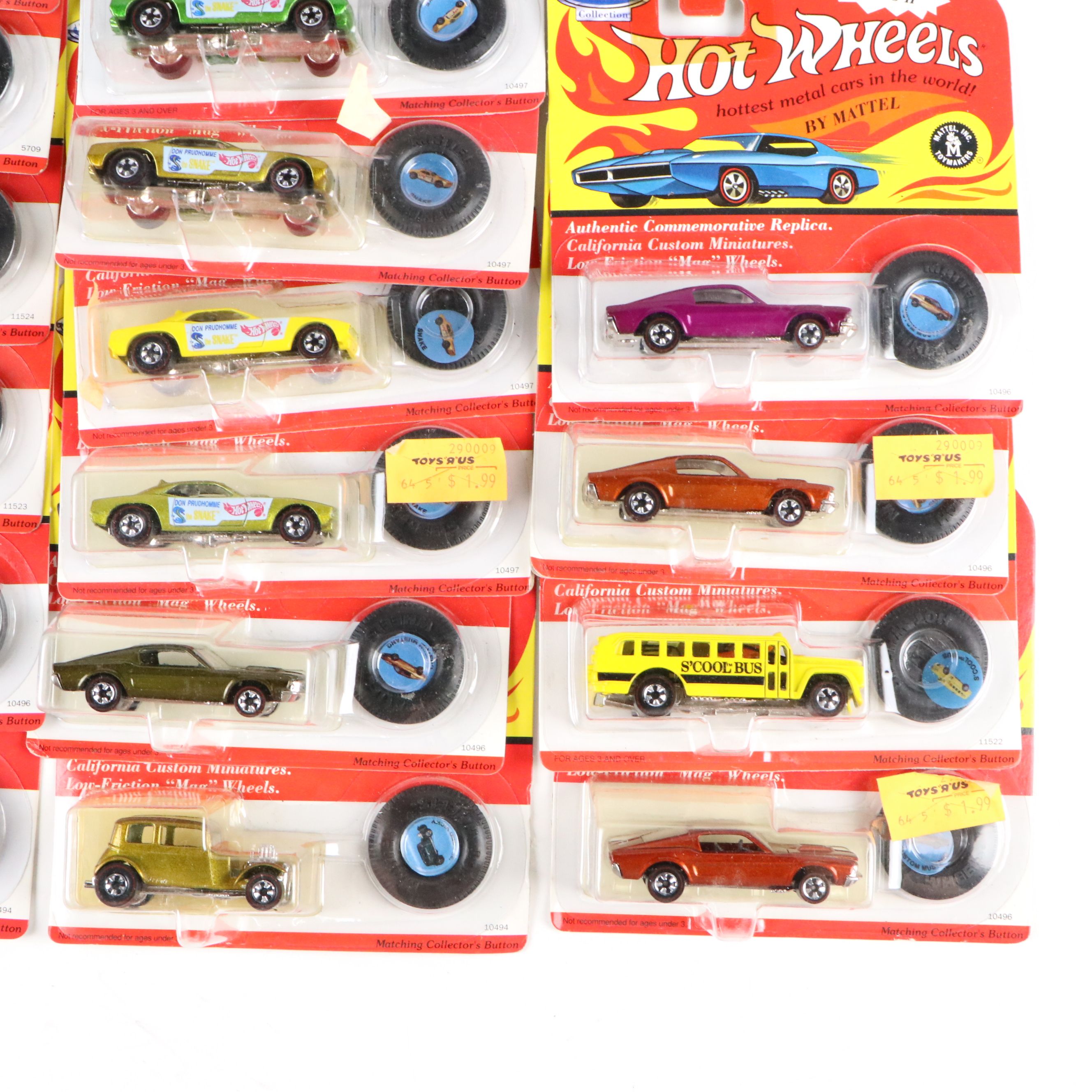 Hot Wheels Vintage Collection Toy Cars