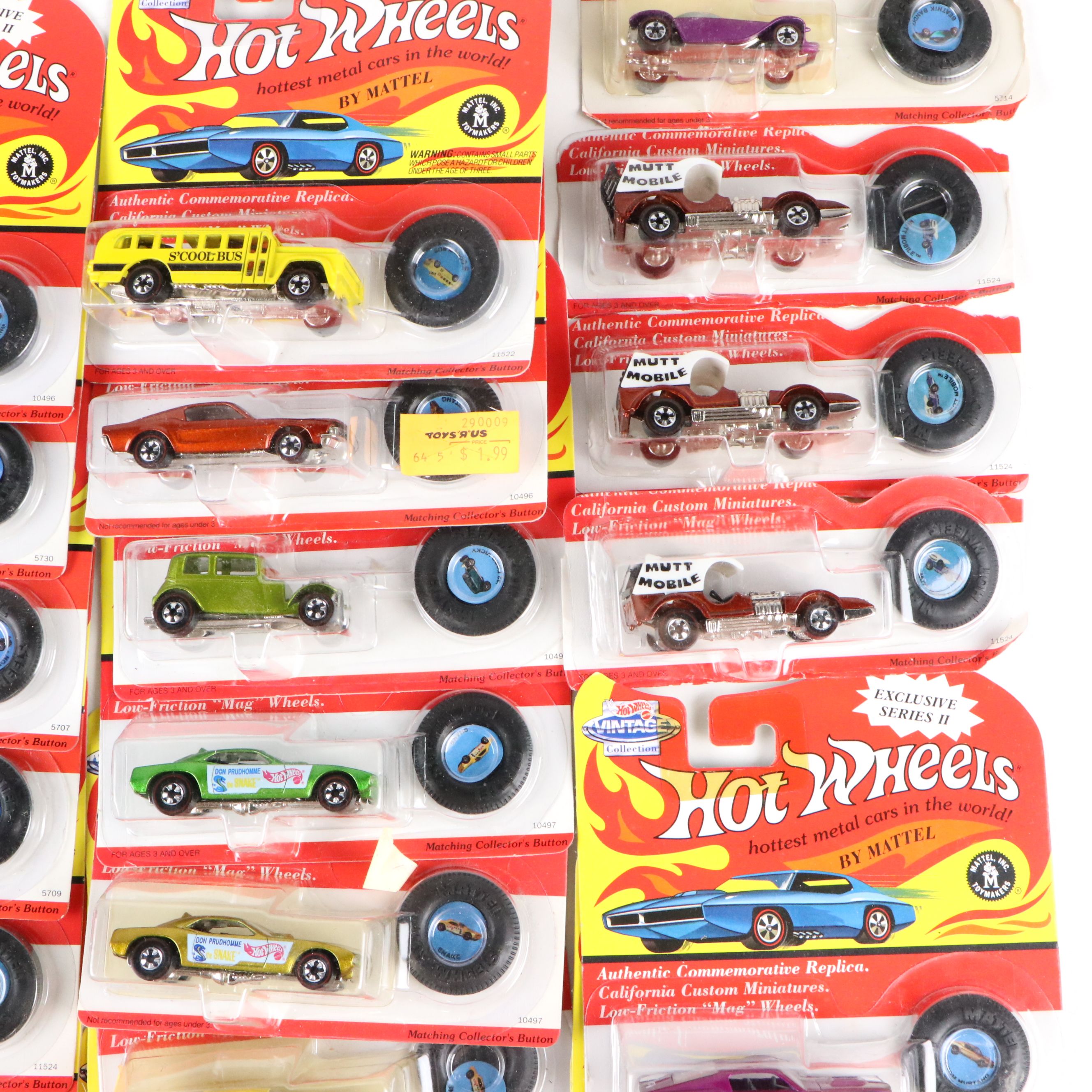 Hot Wheels Vintage Collection Toy Cars