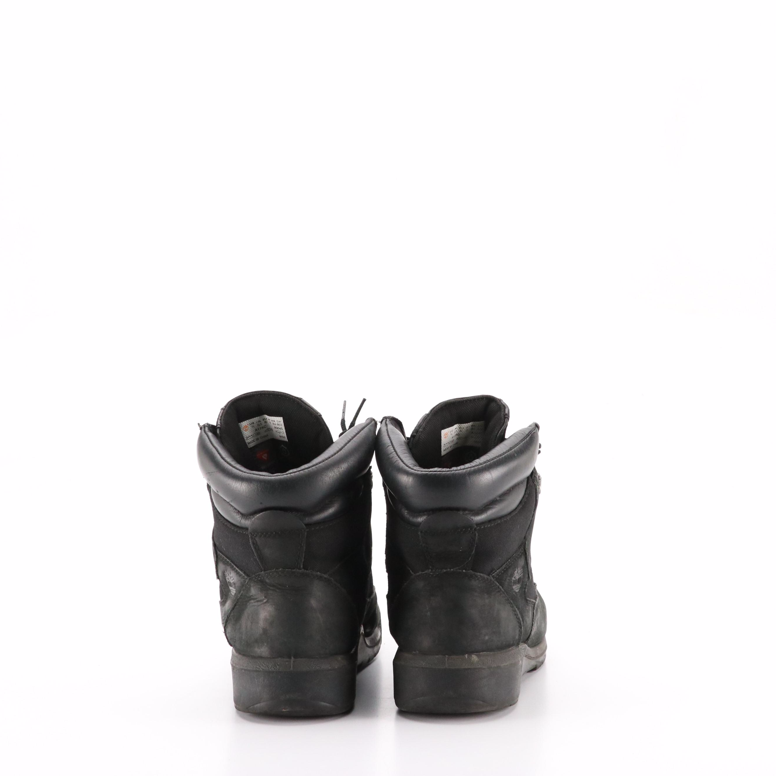 Men's Timberland Black Nubuck Field Boots, Nike Plum Air Force 1 Sneakers