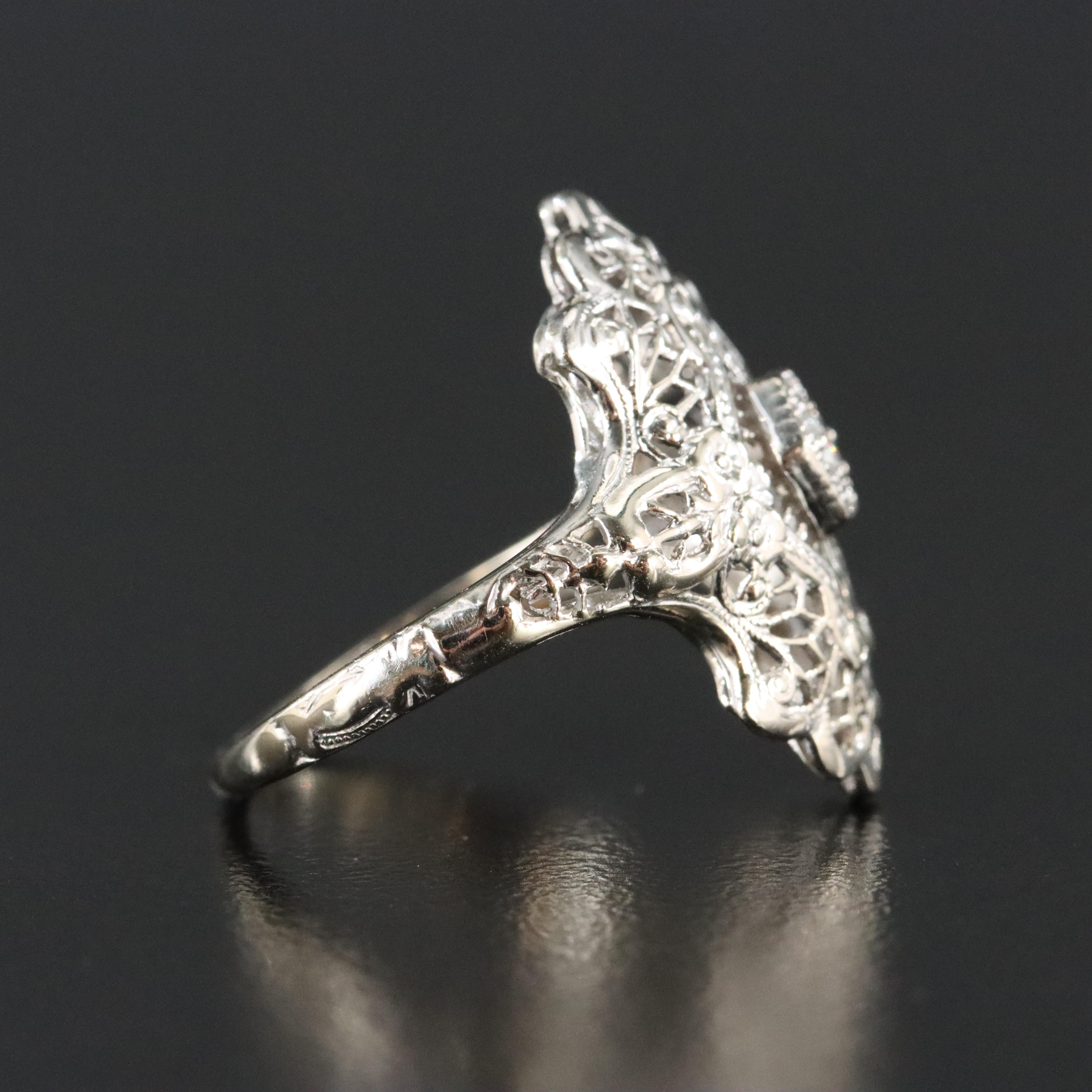 14K 0.05 CT Diamond Ring