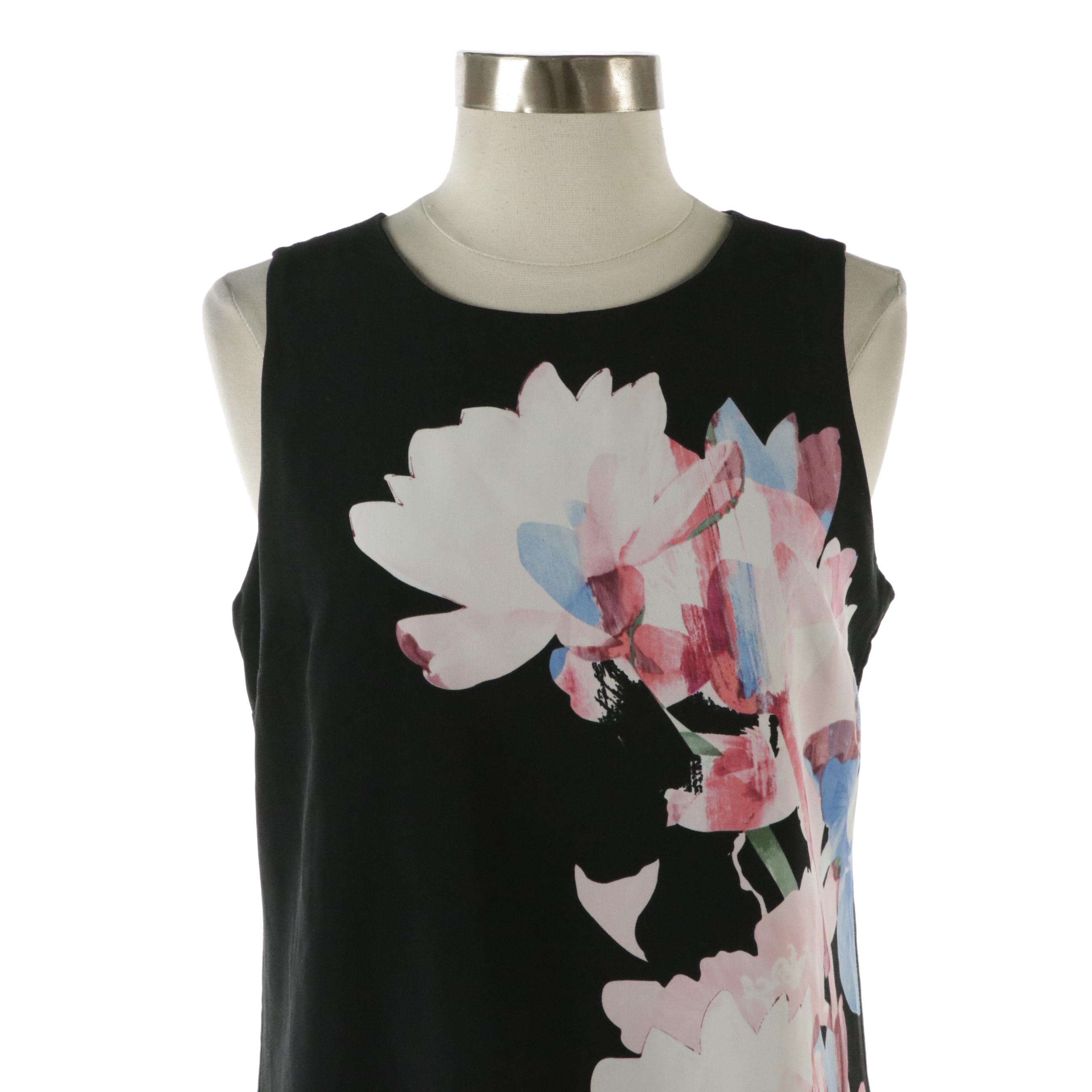Vince Camuto Floral Printed Mini Shift Dress